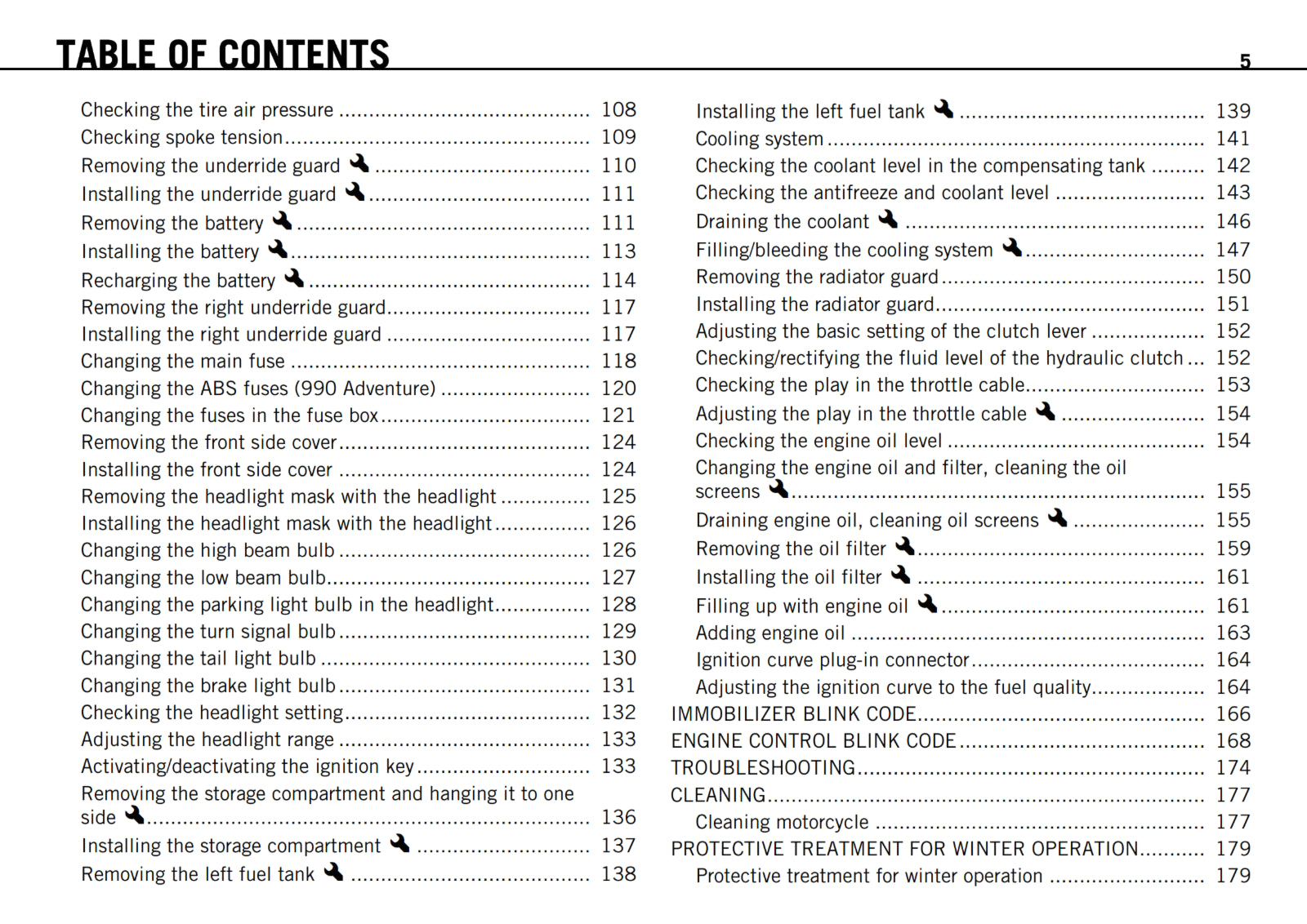 KTM 2010 - 990 ADVENTURE R - OWNERS MANUAL USER GUIDE