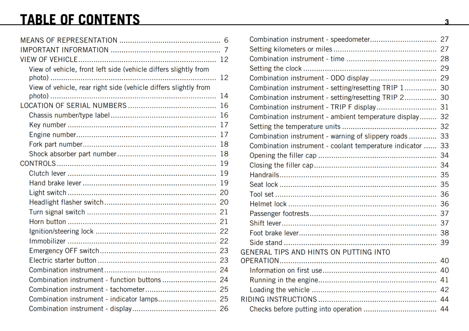 KTM 2010 - 990 SUPERMOTO R T - OWNERS MANUAL USER GUIDE