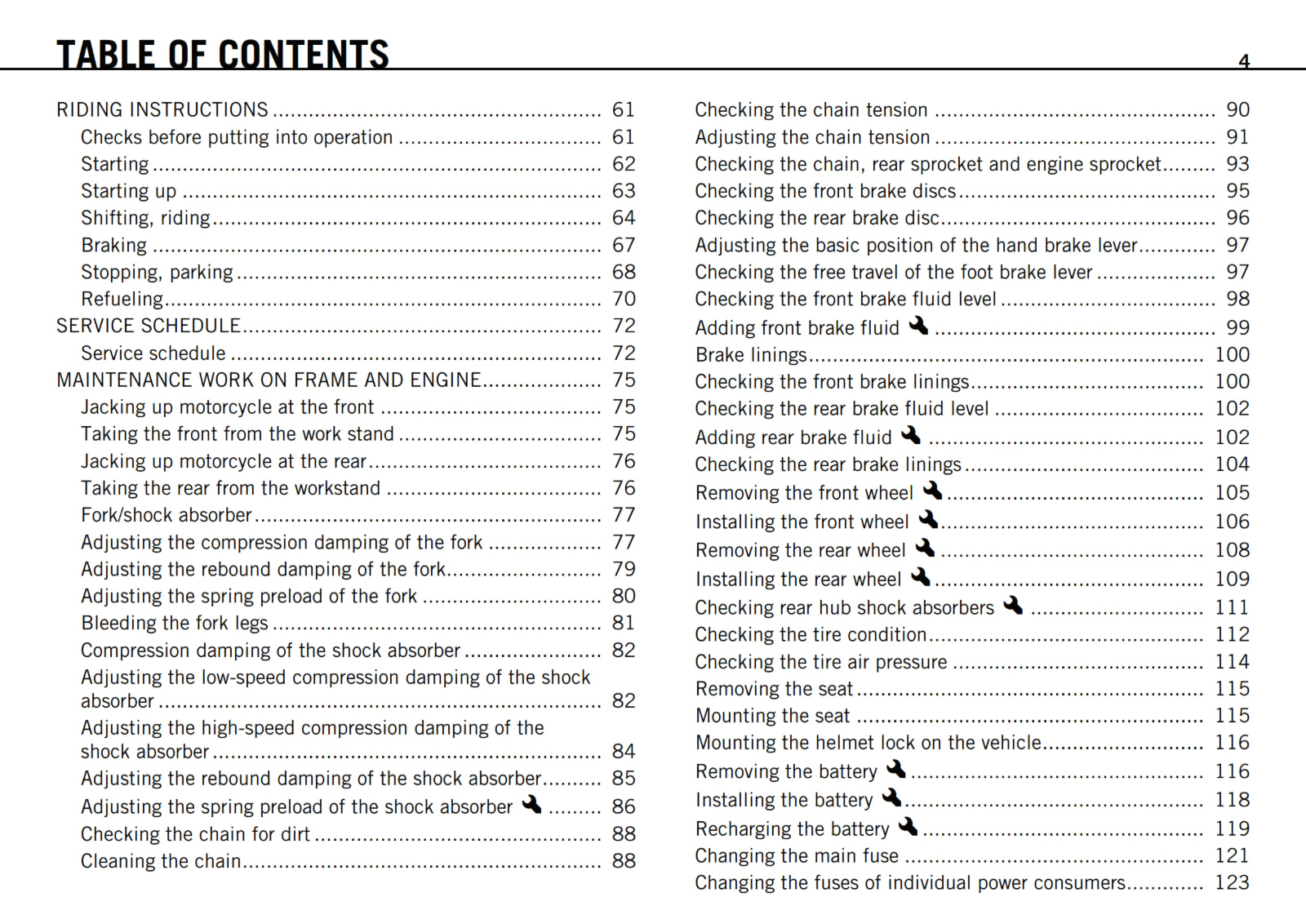 KTM 2010 - 990 SUPERMOTO R T USA - OWNERS MANUAL USER GUIDE
