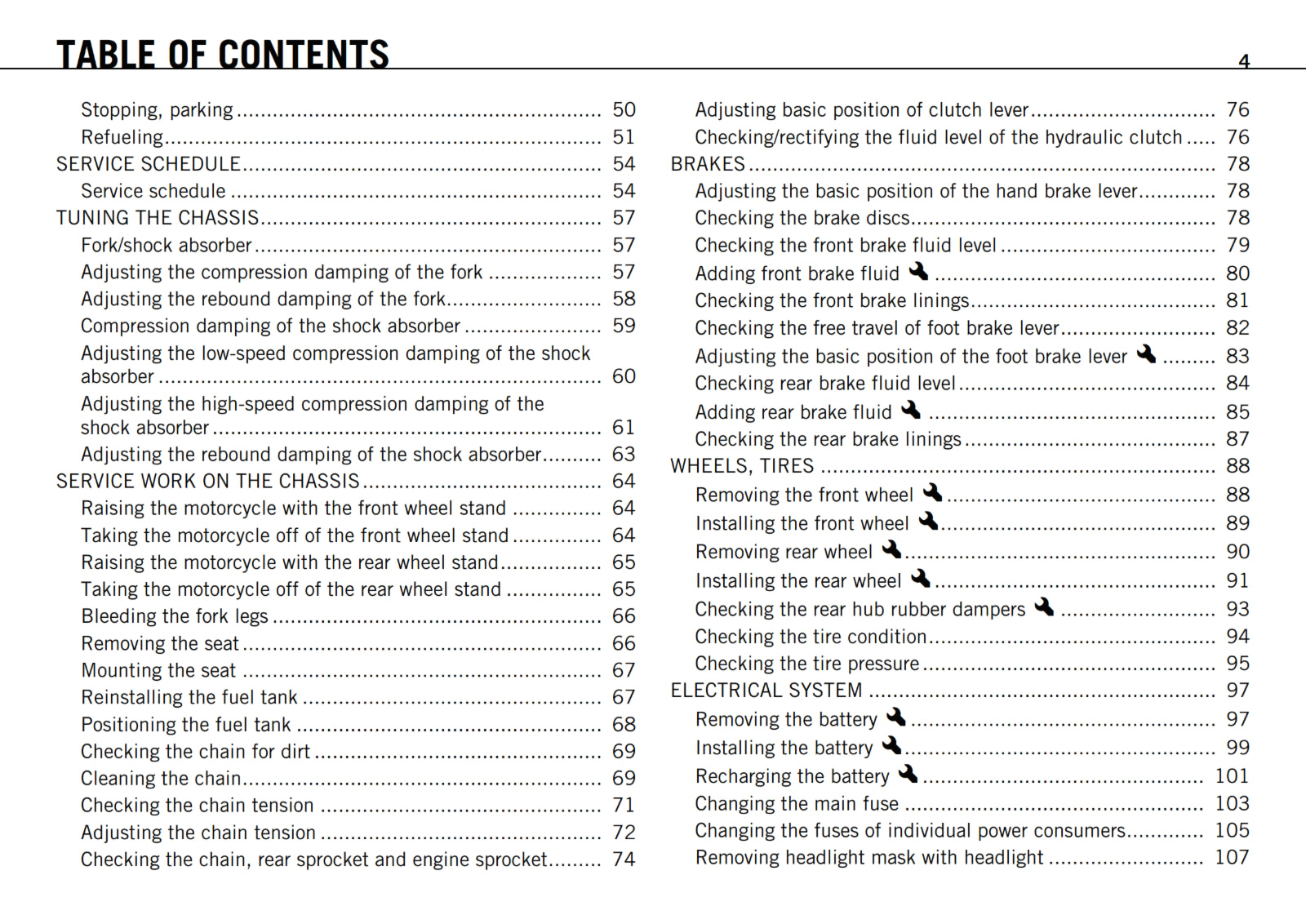 KTM 2011 - 690 DUKE R - OWNERS MANUAL USER GUIDE