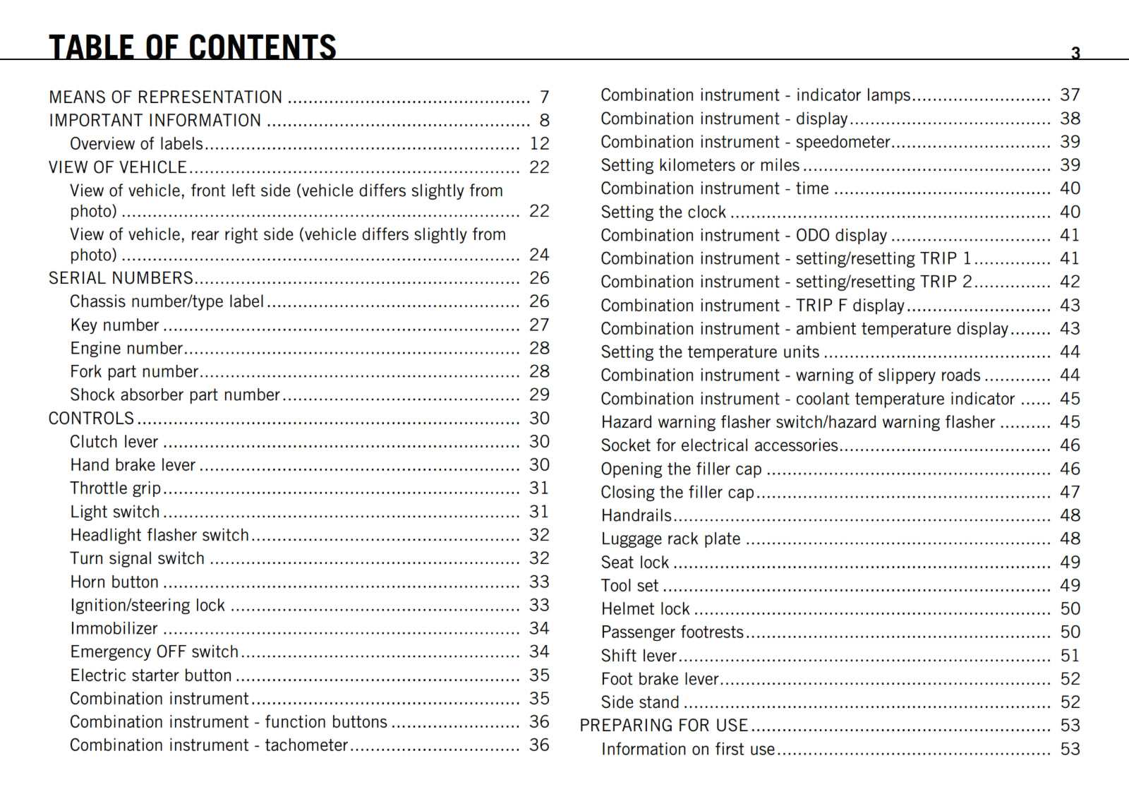KTM 2011 - 990 SUPER MOTO T USA - OWNERS MANUAL USER GUIDE