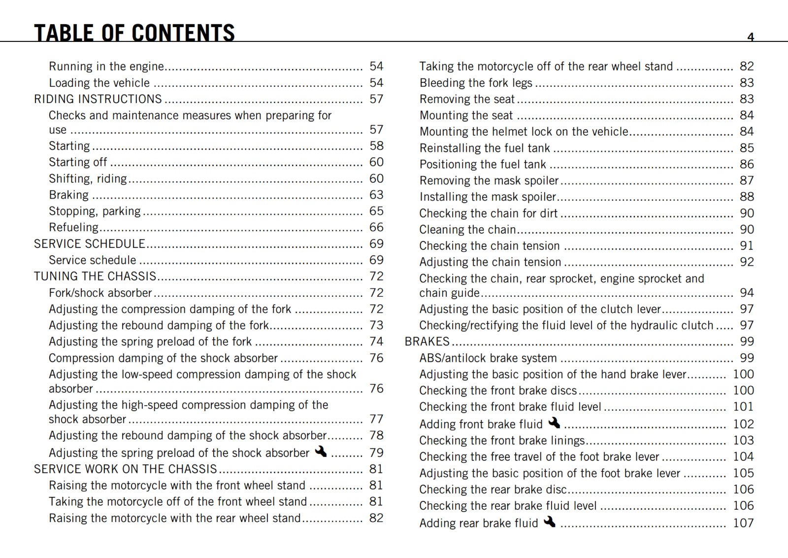 KTM 2011 - 990 SUPER MOTO T USA - OWNERS MANUAL USER GUIDE