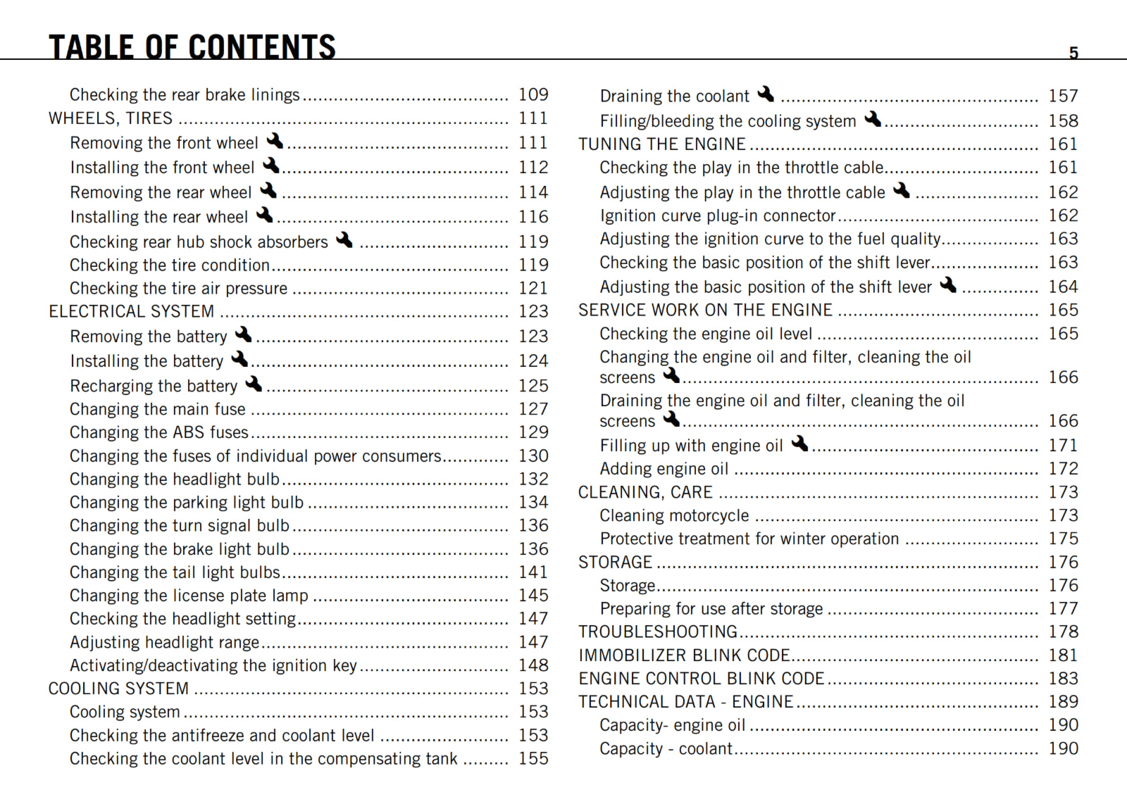 KTM 2011 - 990 SUPER MOTO T USA - OWNERS MANUAL USER GUIDE
