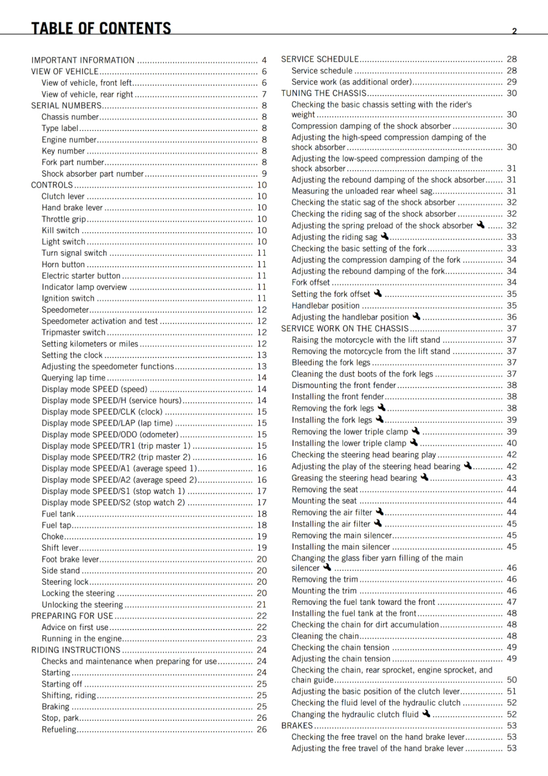 KTM 2011 - 450 RALLY FACTORY REPLICA - OWNERS MANUAL USER GUIDE