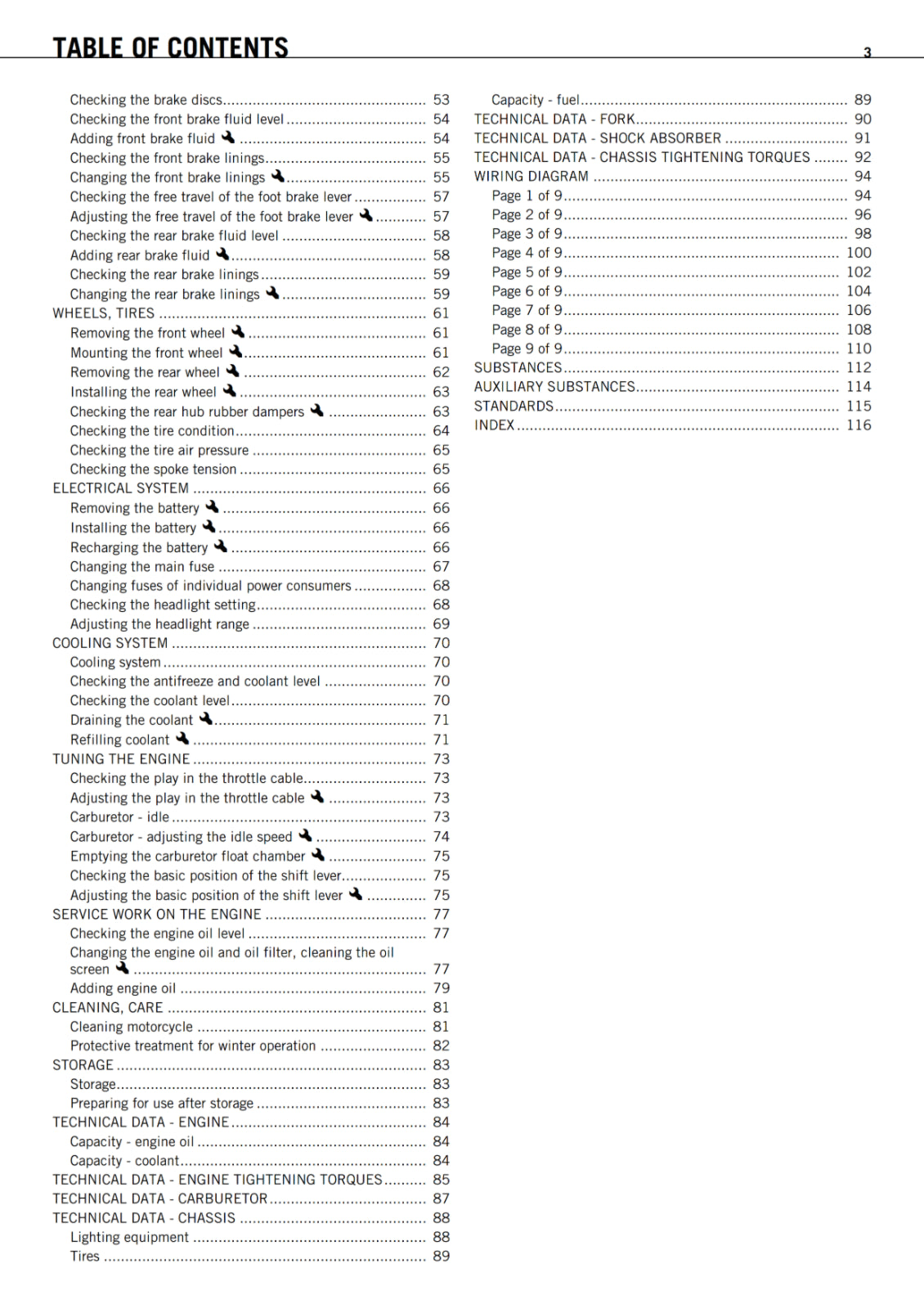 KTM 2011 - 450 RALLY FACTORY REPLICA - OWNERS MANUAL USER GUIDE