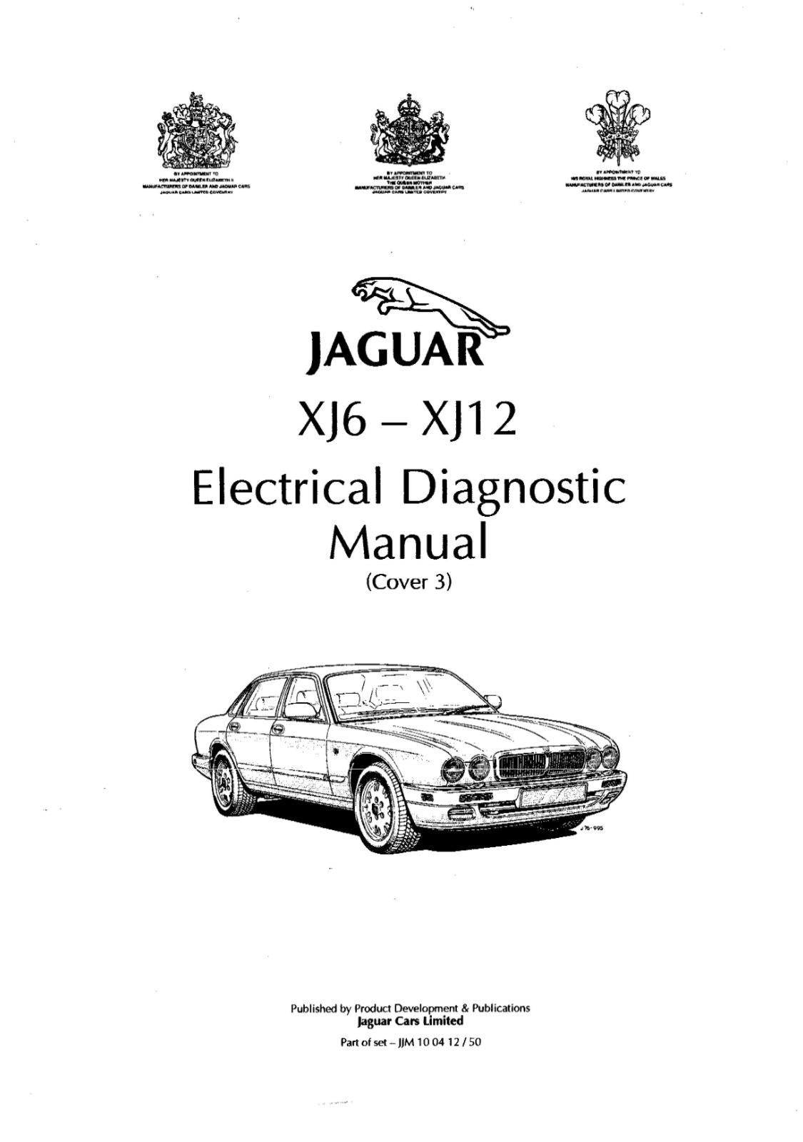 JAGUAR XJ6 XJ12 (X300) COMPLETE SET OF MANUALS - SERVICE ELECTRICAL AJ16 V12 ZF