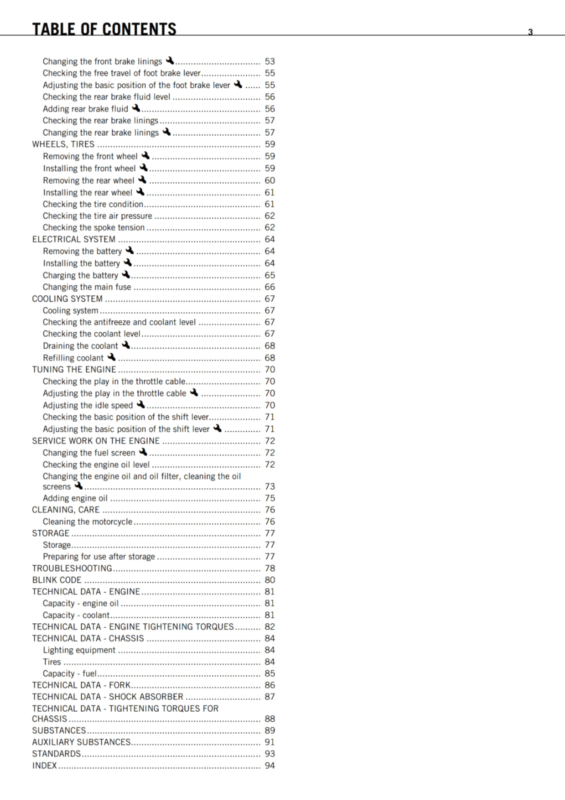 KTM 2012 - 450 SX-F FACTORY REPLICA USA - OWNERS MANUAL USER GUIDE