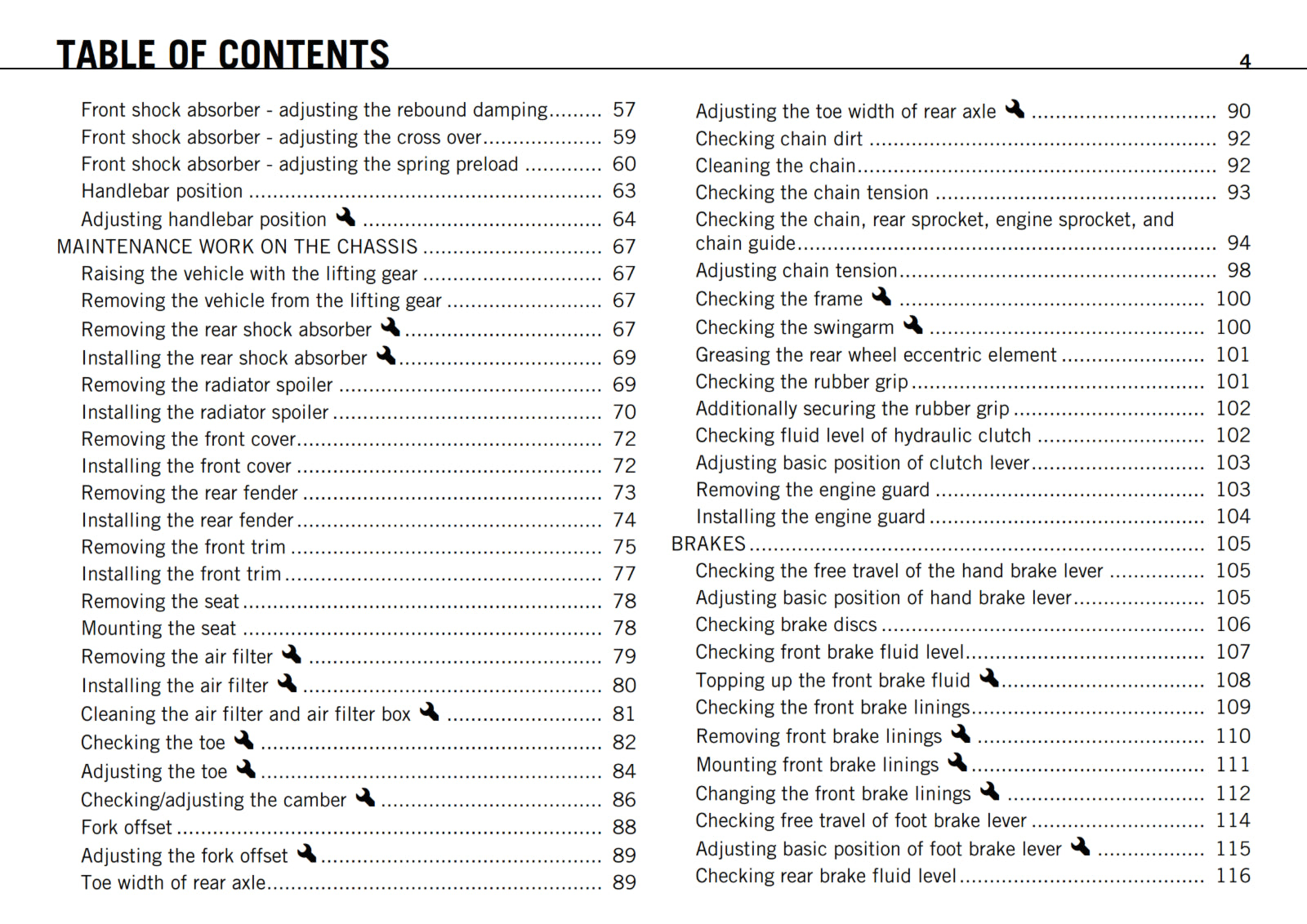 KTM 2012 - 505 SX ATV - OWNERS MANUAL USER GUIDE