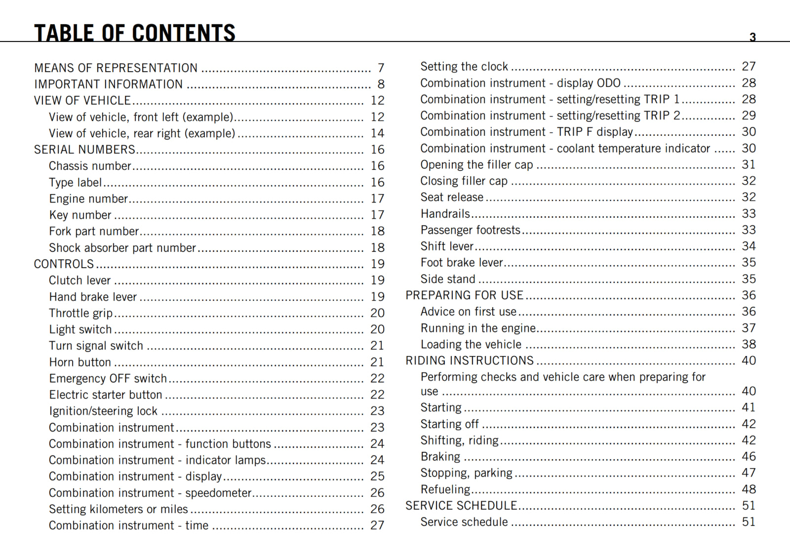 KTM 2012 - 690 ENDURO R - OWNERS MANUAL USER GUIDE