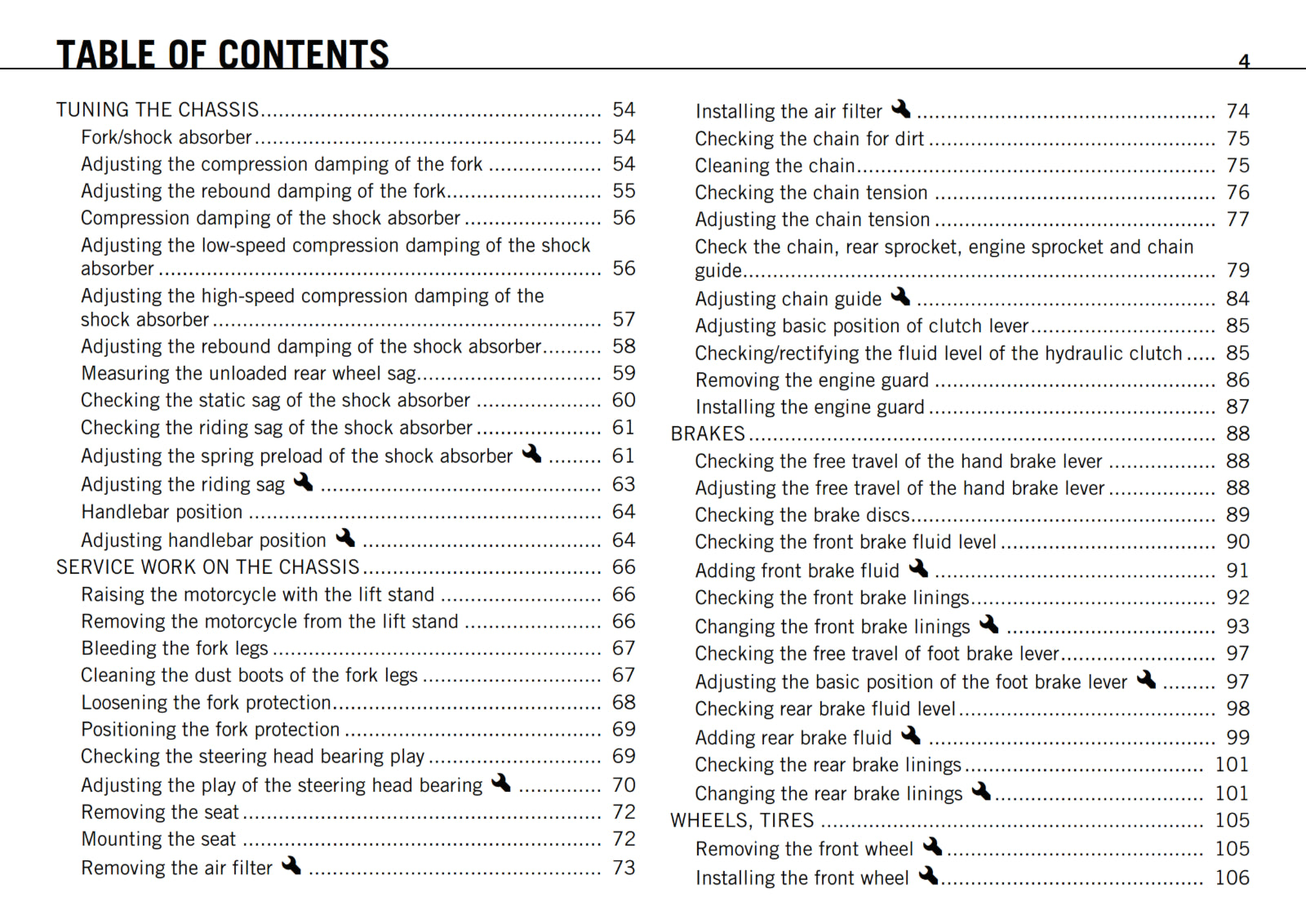 KTM 2012 - 690 ENDURO R - OWNERS MANUAL USER GUIDE