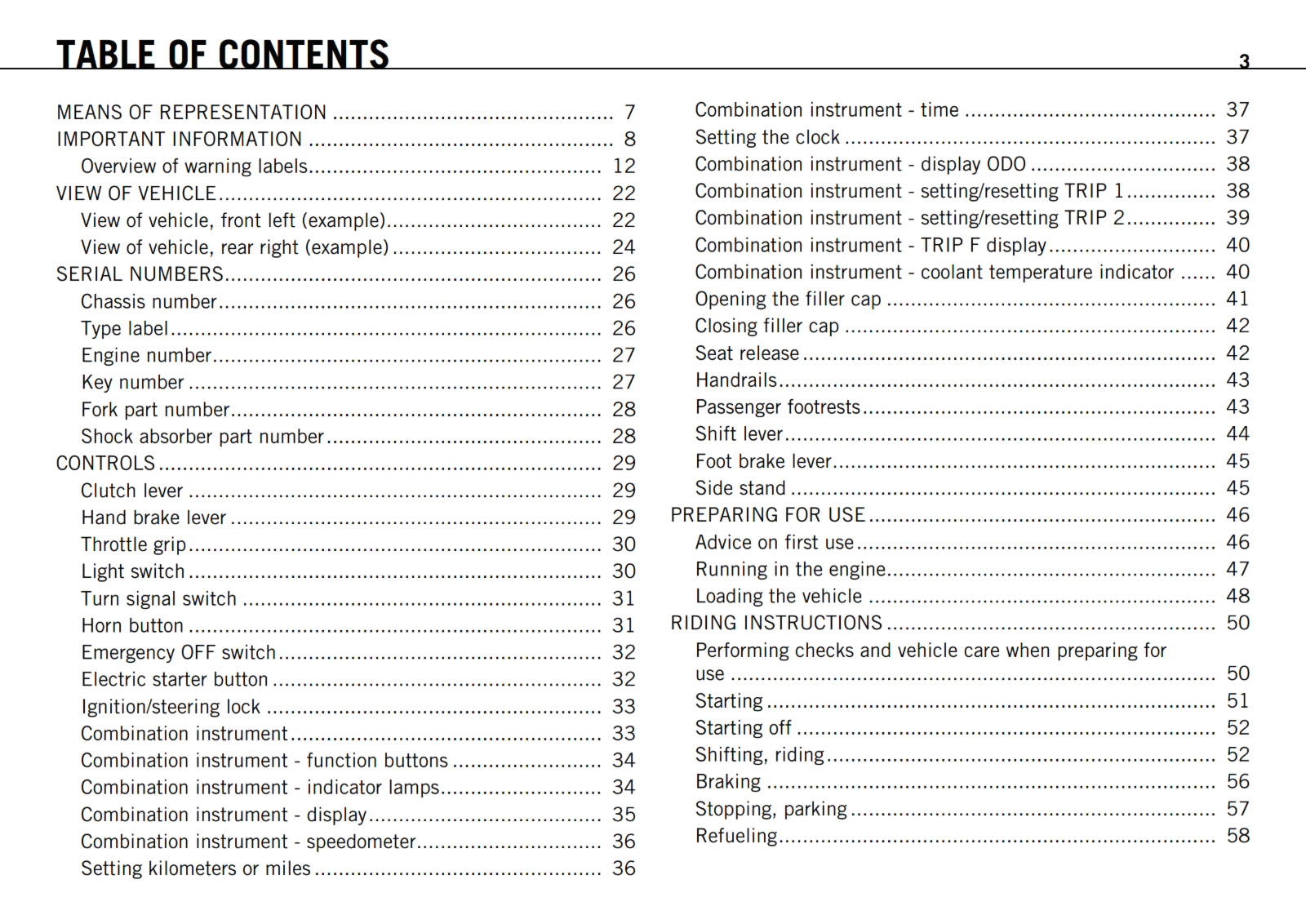 KTM 2012 - 690 ENDURO R USA - OWNERS MANUAL USER GUIDE