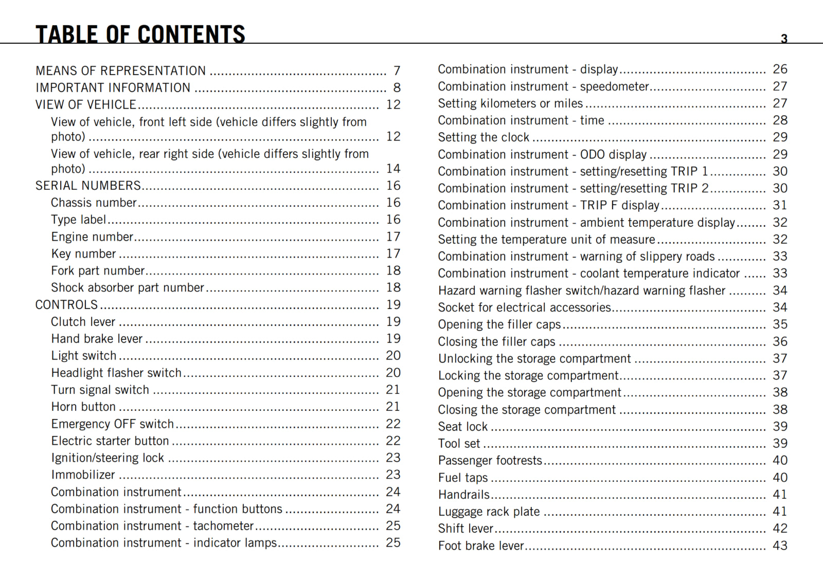 KTM 2012 - 990 ADVENTURE R - OWNERS MANUAL USER GUIDE