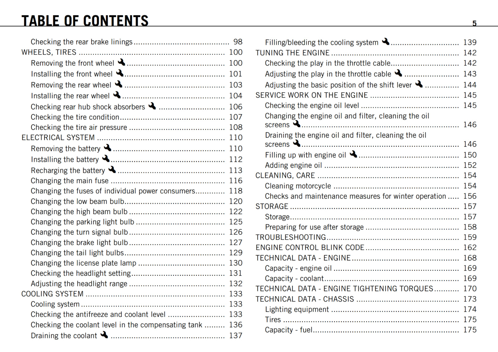 KTM 2012 - 990 SUPER DUKE R  - OWNERS MANUAL USER GUIDE