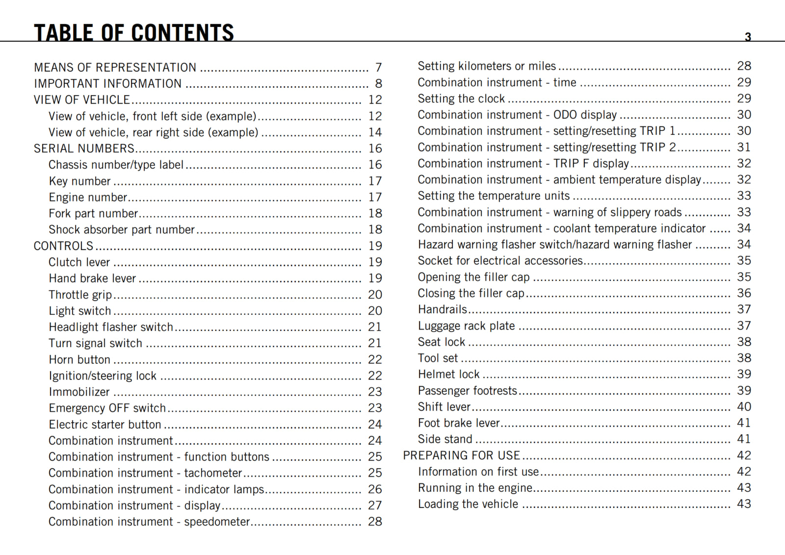 KTM 2012 - 990 SUPERMOTO T  - OWNERS MANUAL USER GUIDE
