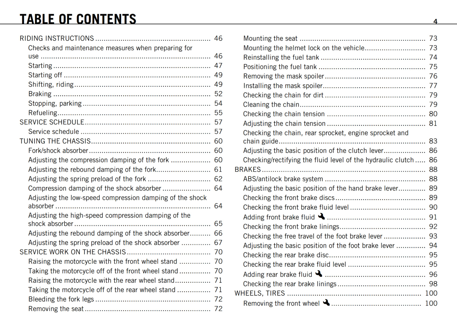 KTM 2012 - 990 SUPERMOTO T  - OWNERS MANUAL USER GUIDE