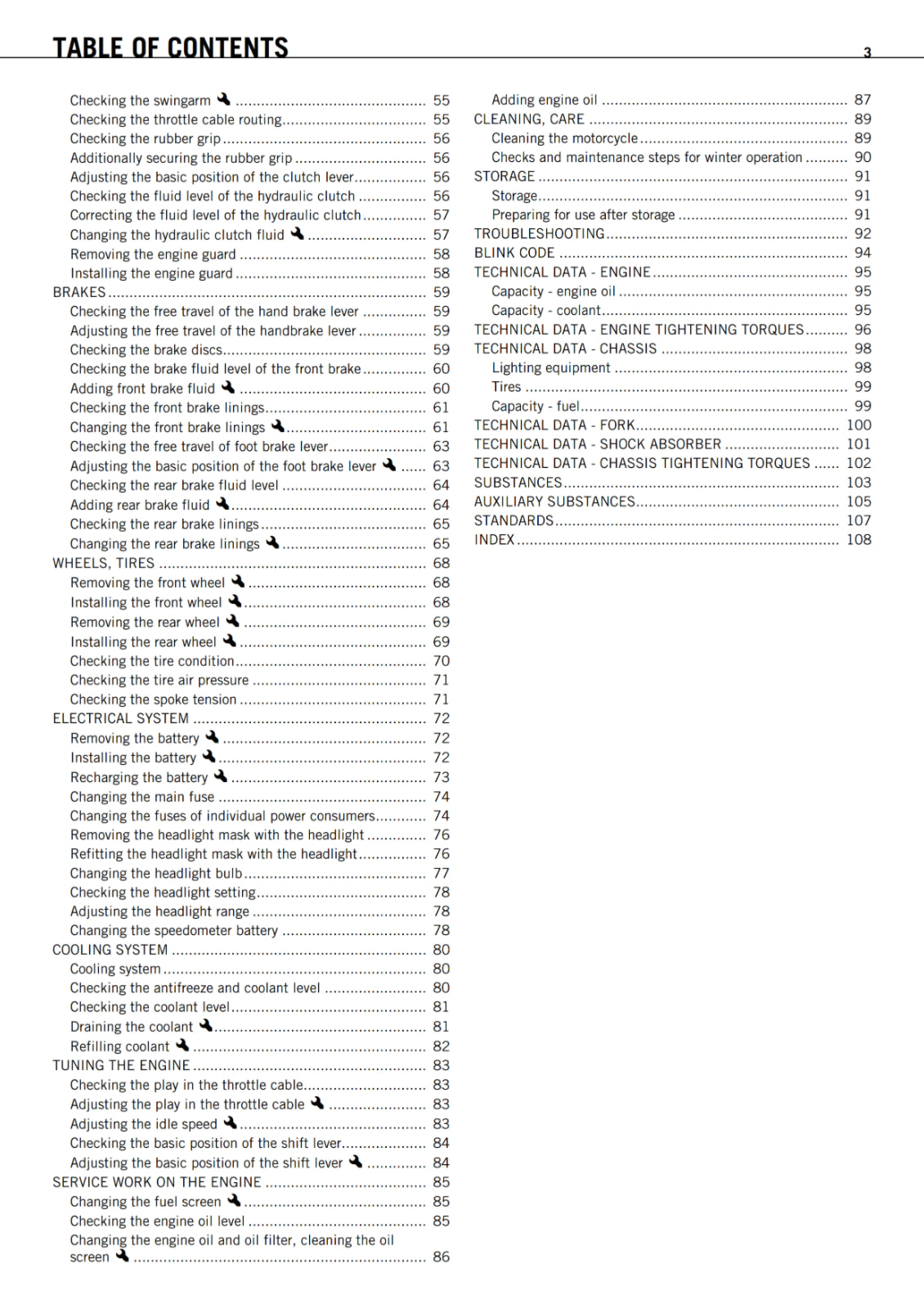 KTM 2012 - FREERIDE 350 - OWNERS MANUAL USER GUIDE