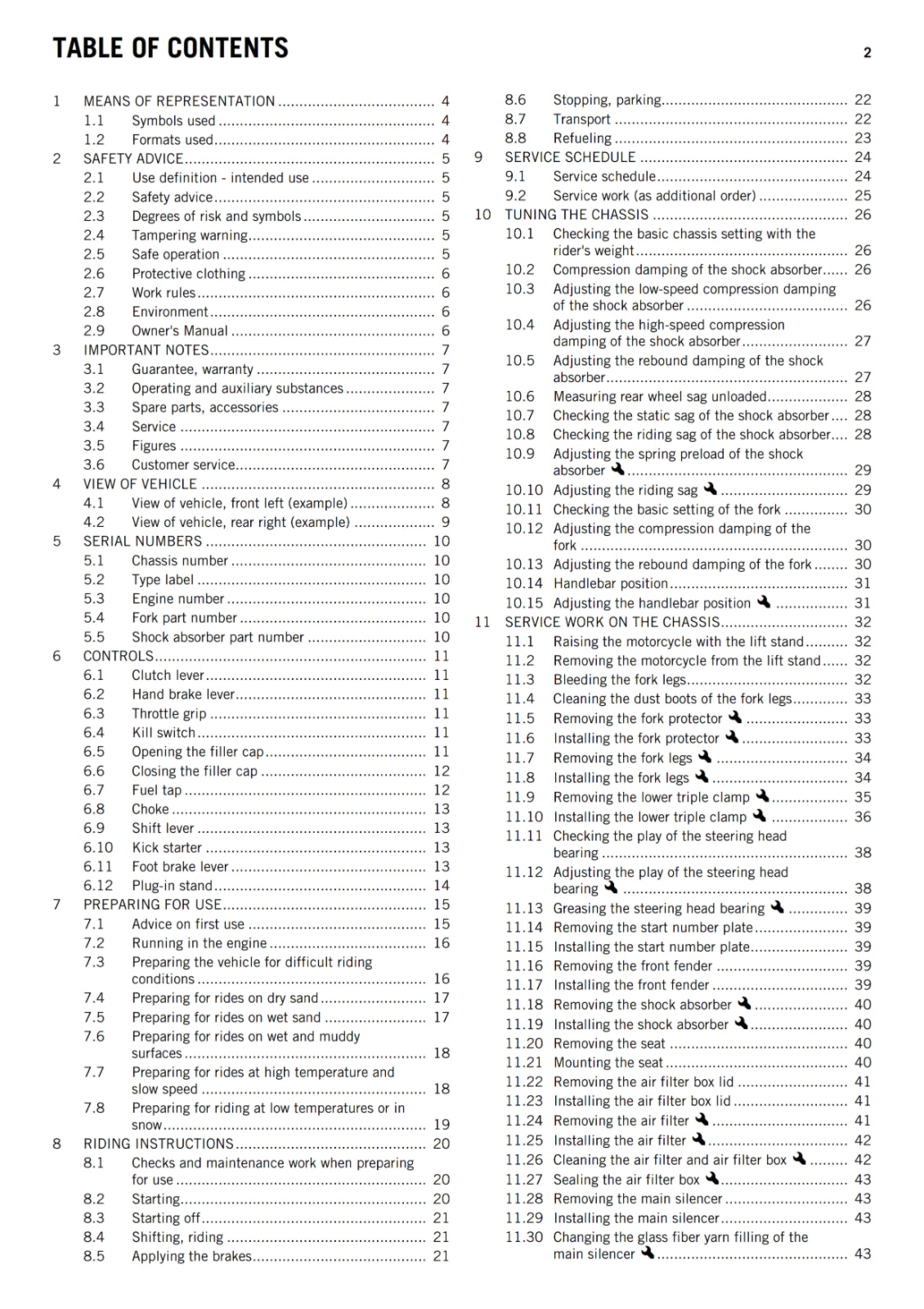 KTM 2013 - 85 SX 19/16 17/14 - OWNERS MANUAL USER GUIDE