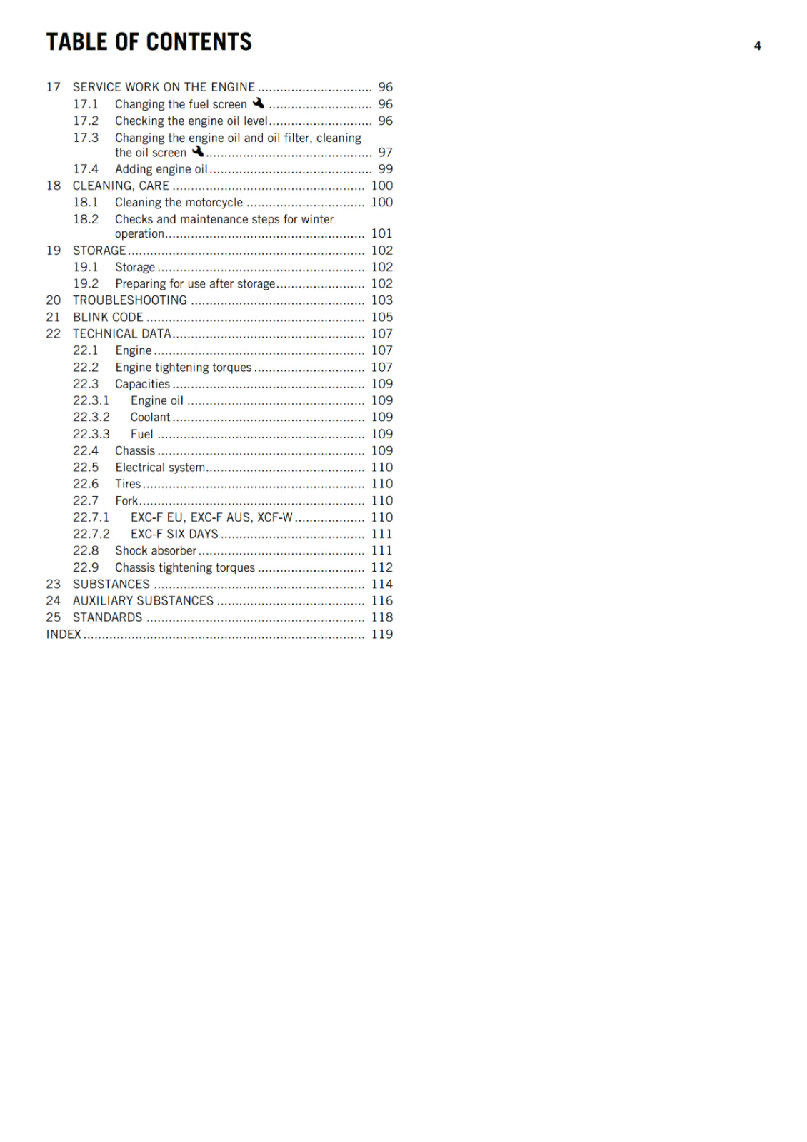 KTM 2013 - 350 EXC-F SIX DAYS XCF-W - OWNERS MANUAL USER GUIDE