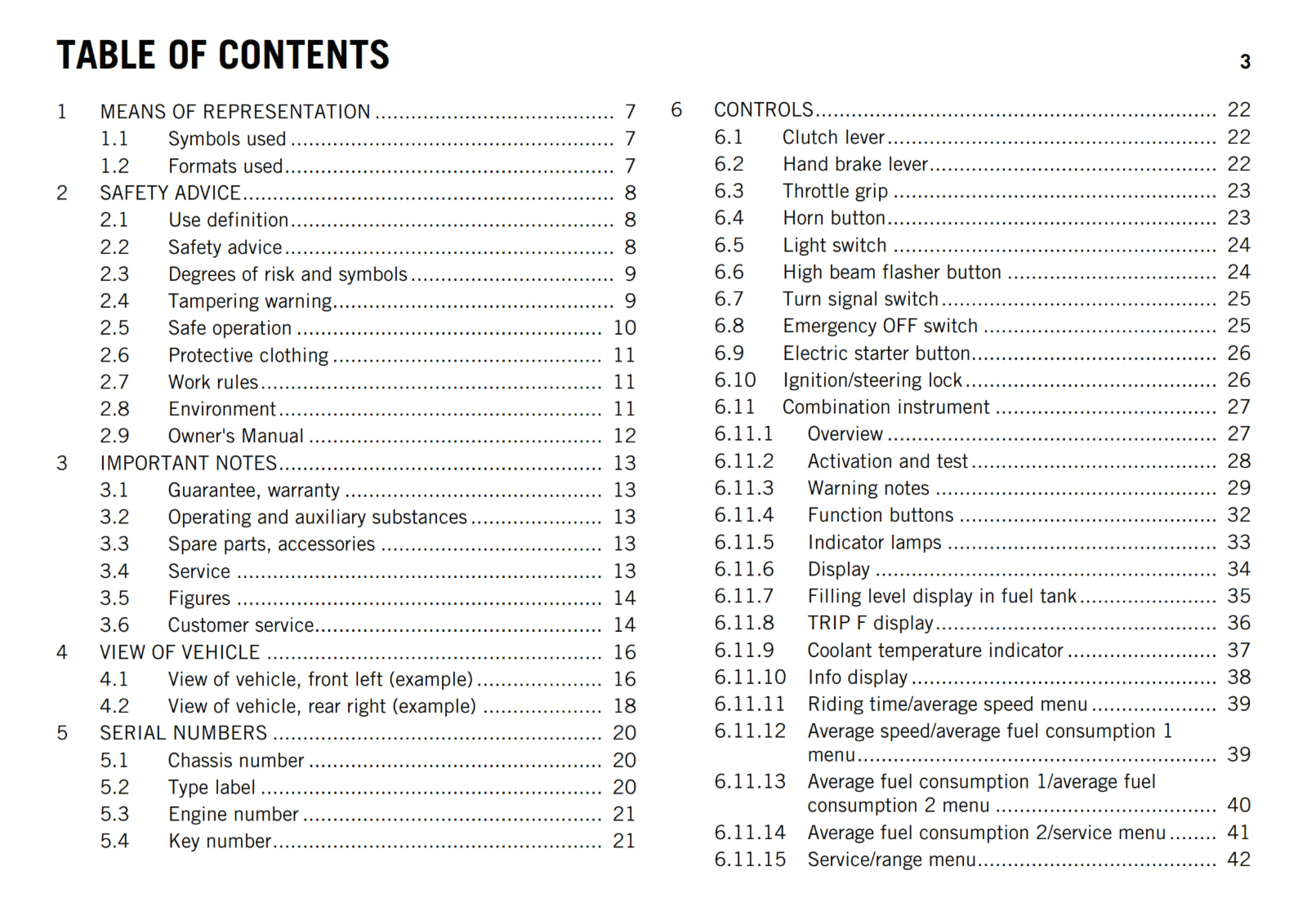 KTM 2013 - 390 DUKE - OWNERS MANUAL USER GUIDE