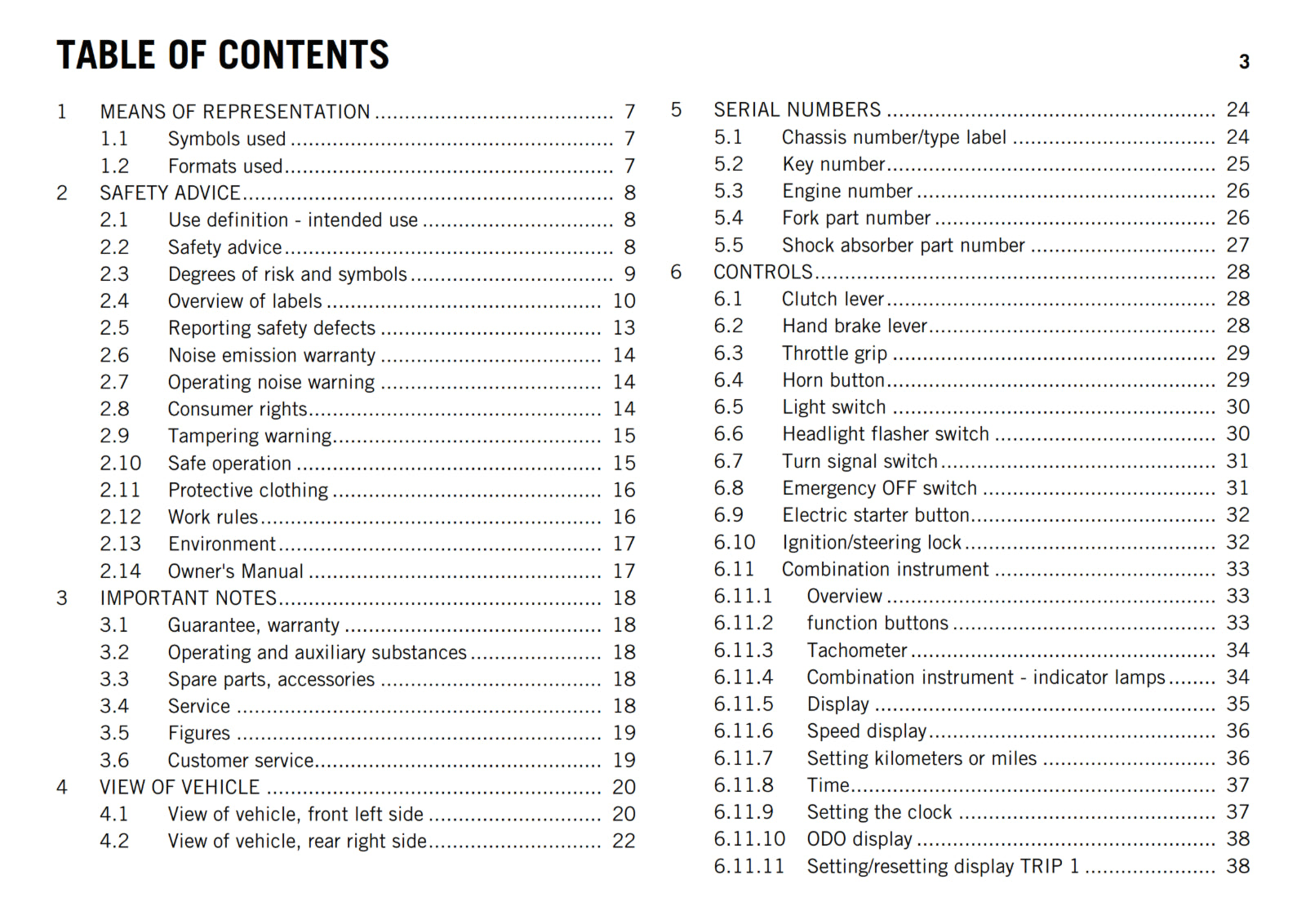 KTM 2013 - 690 DUKE USA - OWNERS MANUAL USER GUIDE