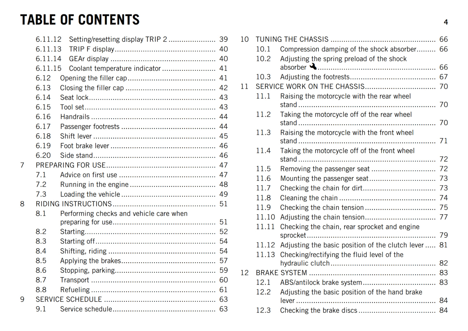 KTM 2013 - 690 DUKE USA - OWNERS MANUAL USER GUIDE