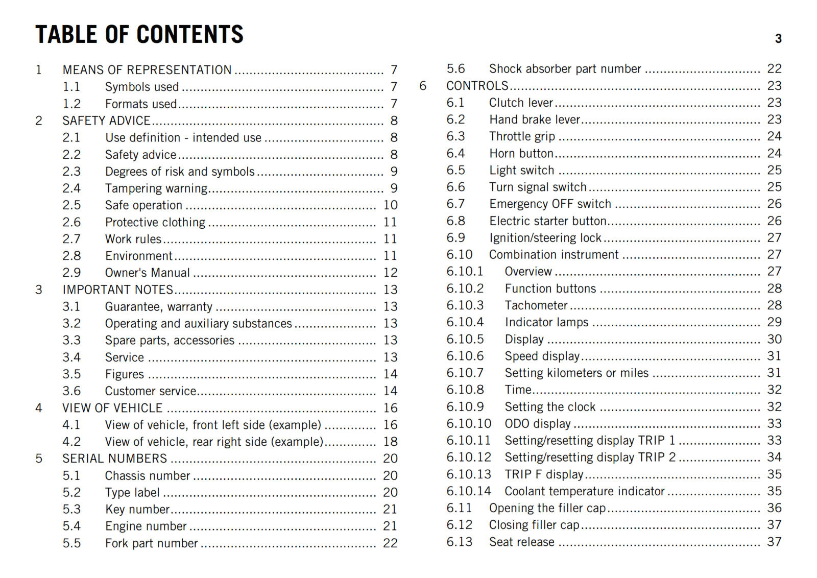 KTM 2013 - 690 ENDURO R - OWNERS MANUAL USER GUIDE