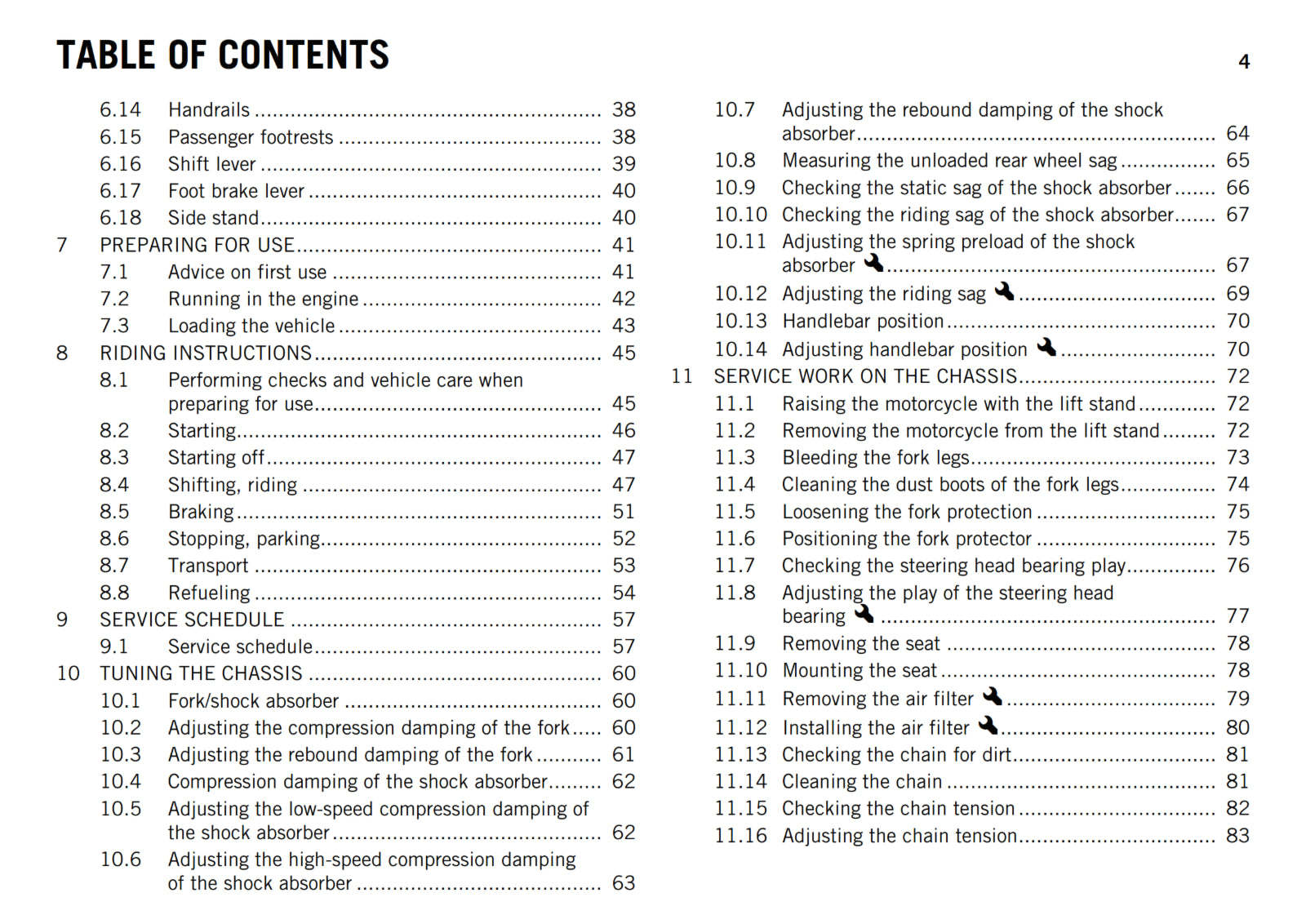 KTM 2013 - 690 ENDURO R - OWNERS MANUAL USER GUIDE
