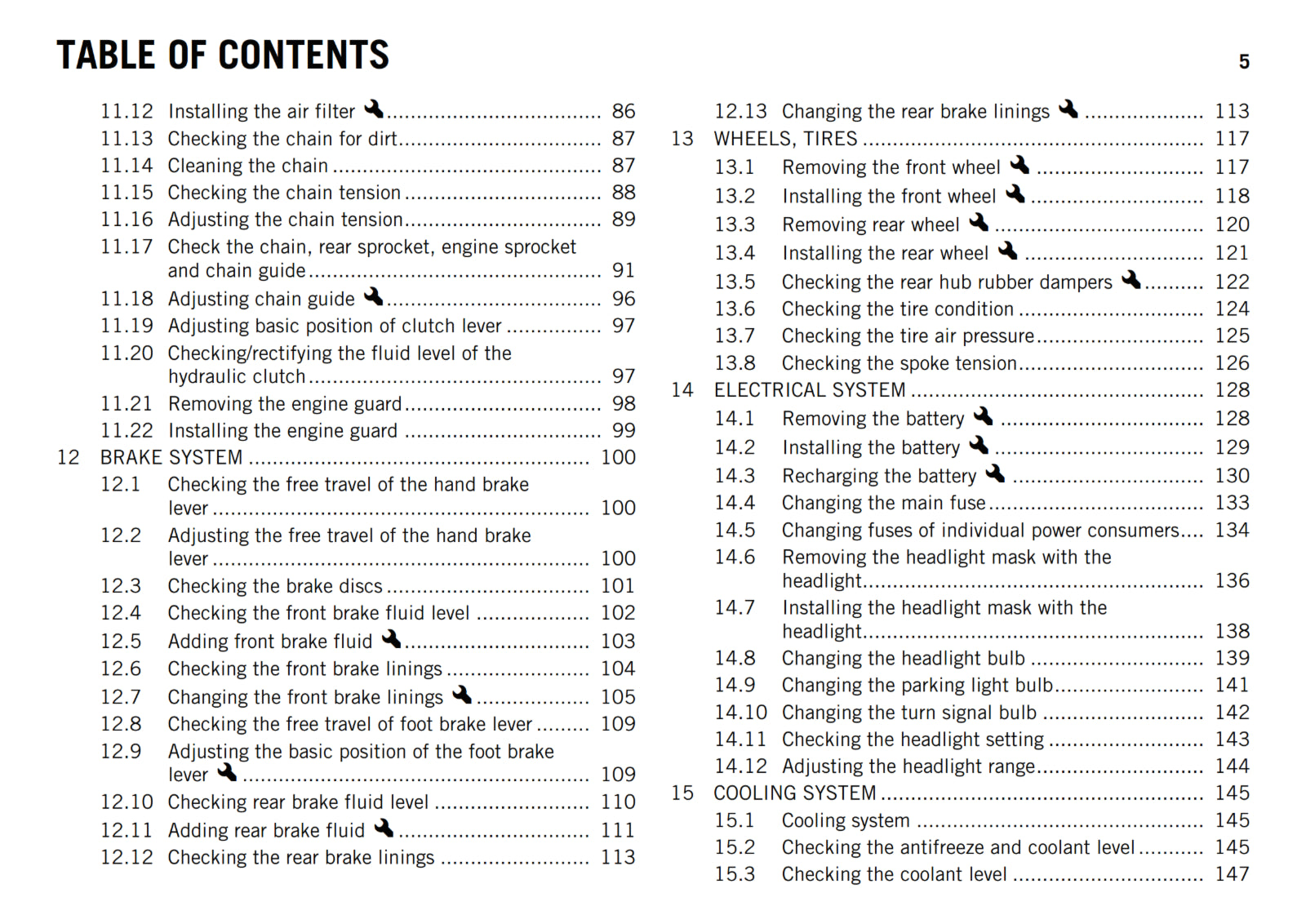 KTM 2013 - 690 ENDURO R USA - OWNERS MANUAL USER GUIDE