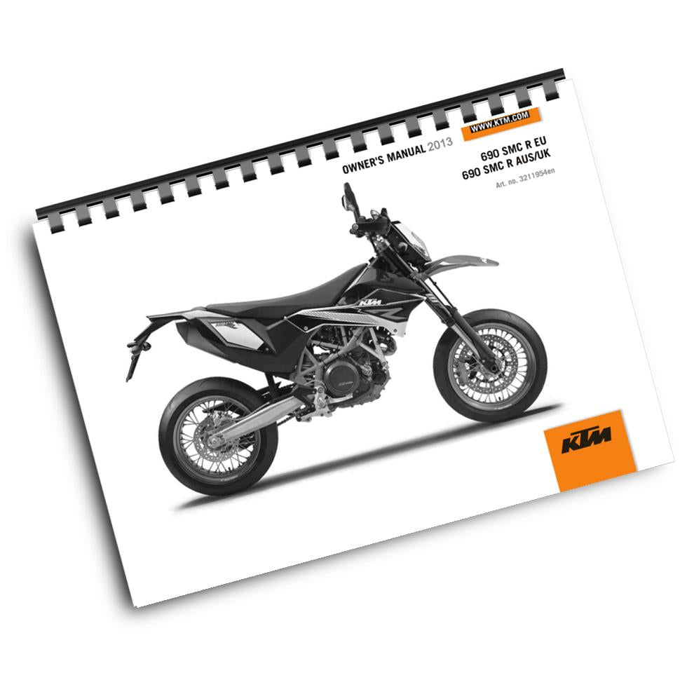 KTM 2013 - 690 SMC R - OWNERS MANUAL USER GUIDE