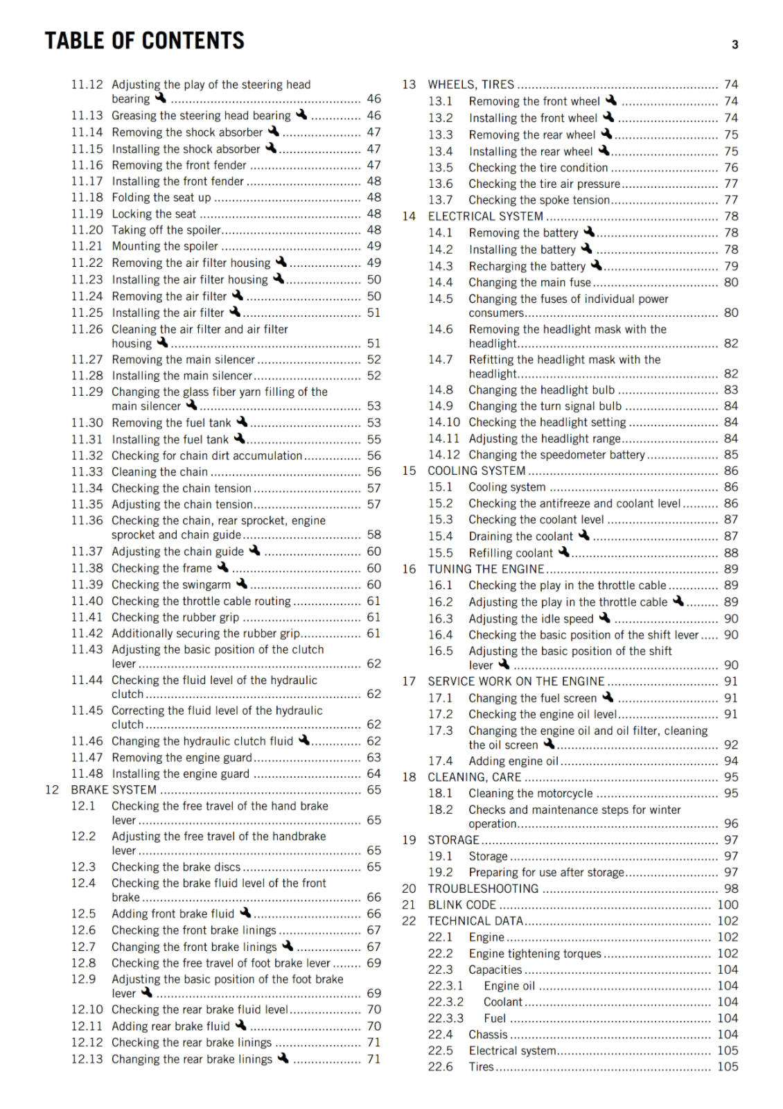 KTM 2013 - FREERIDE 350 - OWNERS MANUAL USER GUIDE