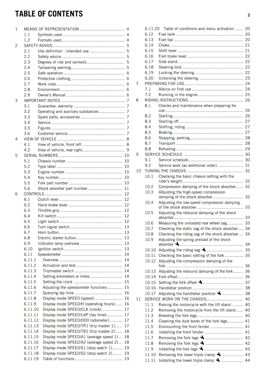 KTM 2013 - 450 RALLY FACTORY REPLICA - OWNERS MANUAL USER GUIDE