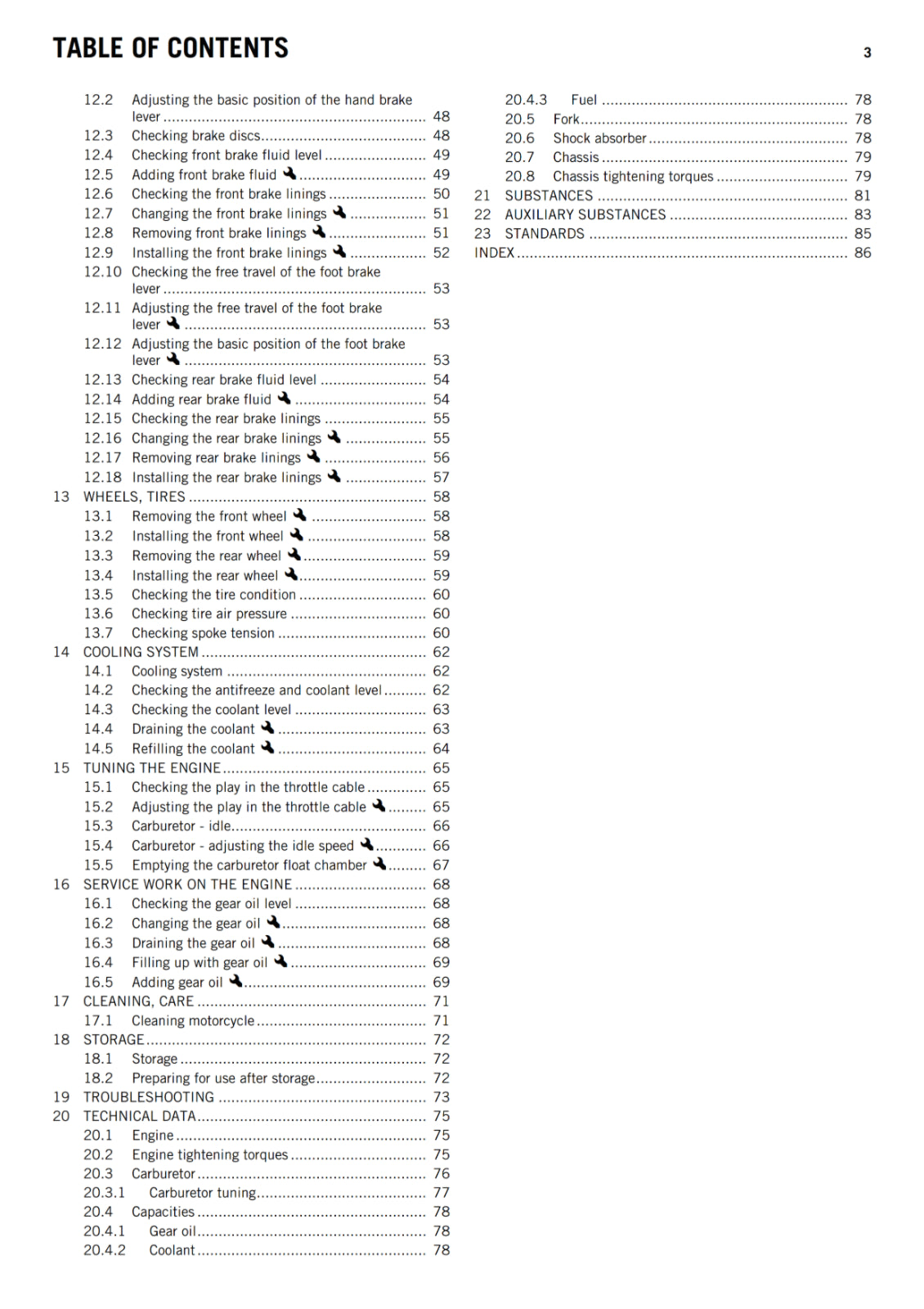 KTM 2014 - 65 SX - OWNERS MANUAL USER GUIDE