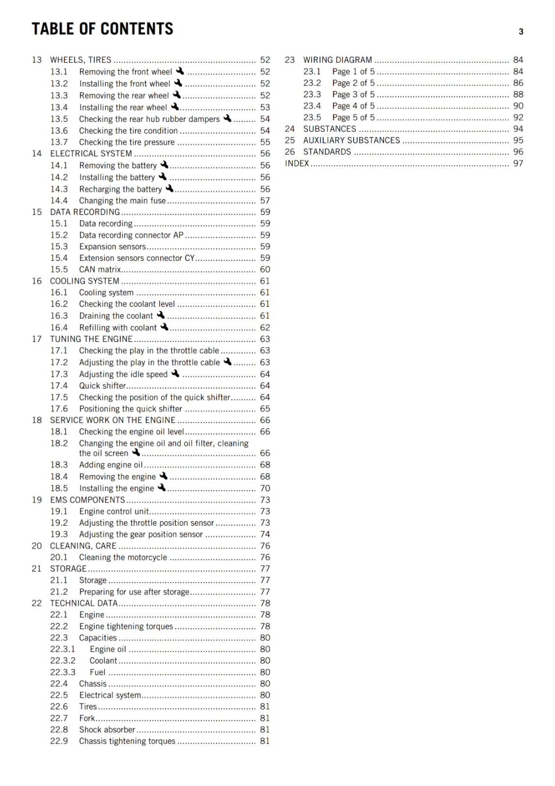 KTM 2014 - RC 250 R - OWNERS MANUAL USER GUIDE