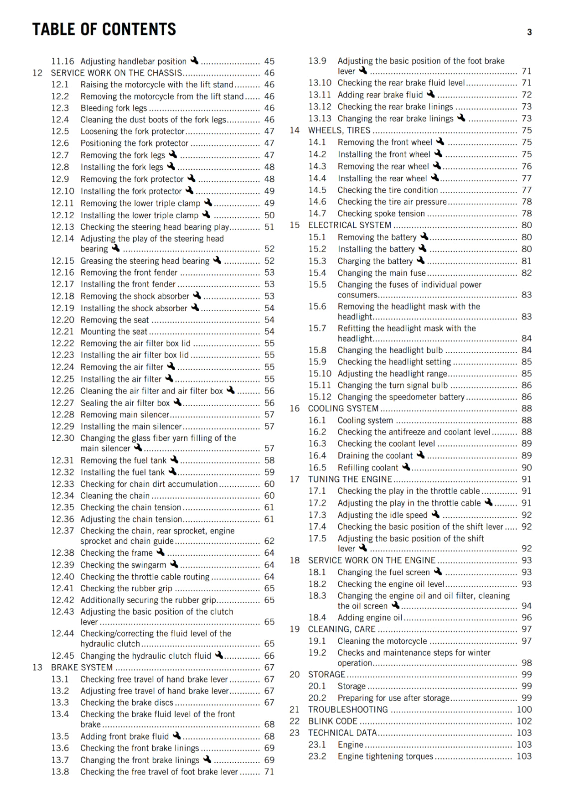 KTM 2014 - 350 EXC-F USA - OWNERS MANUAL USER GUIDE