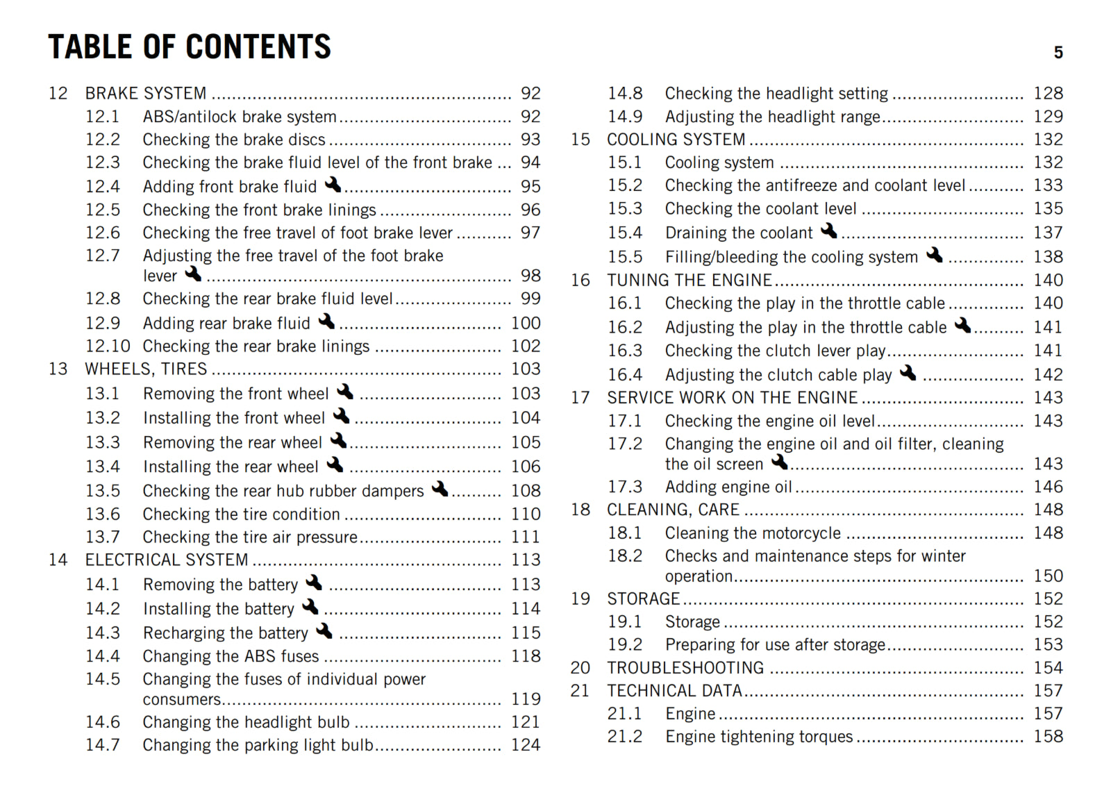 KTM 2014 - 390 DUKE - OWNERS MANUAL USER GUIDE