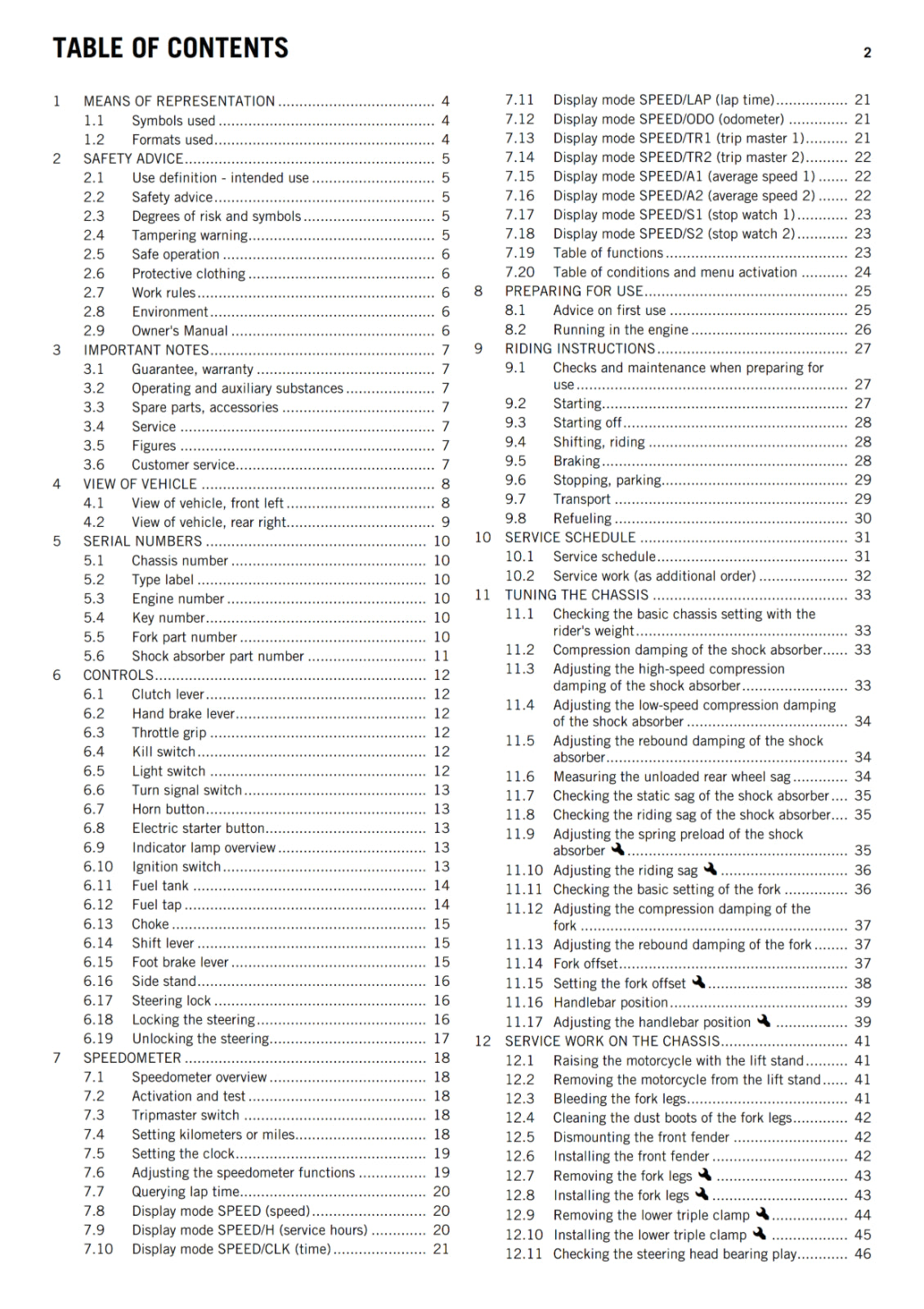 KTM 2014 - 450 RALLY FACTORY REPLICA - OWNERS MANUAL USER GUIDE