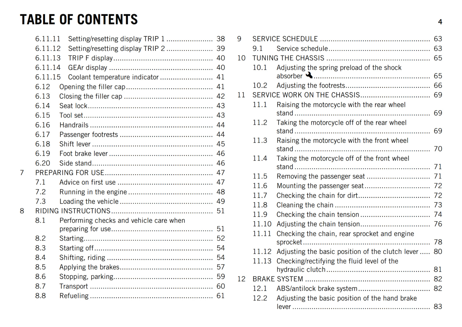 KTM 2014 - 690 DUKE USA - OWNERS MANUAL USER GUIDE