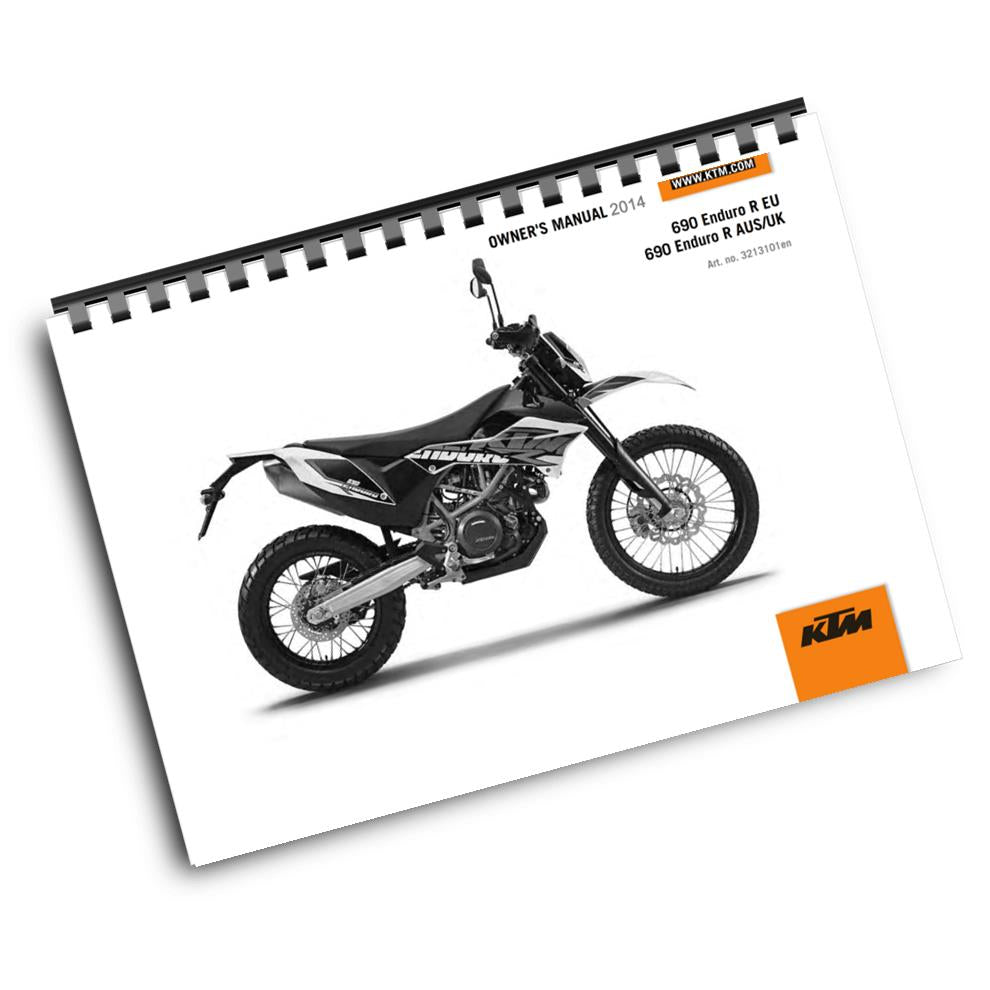 KTM 2014 - 690 ENDURO R - OWNERS MANUAL USER GUIDE
