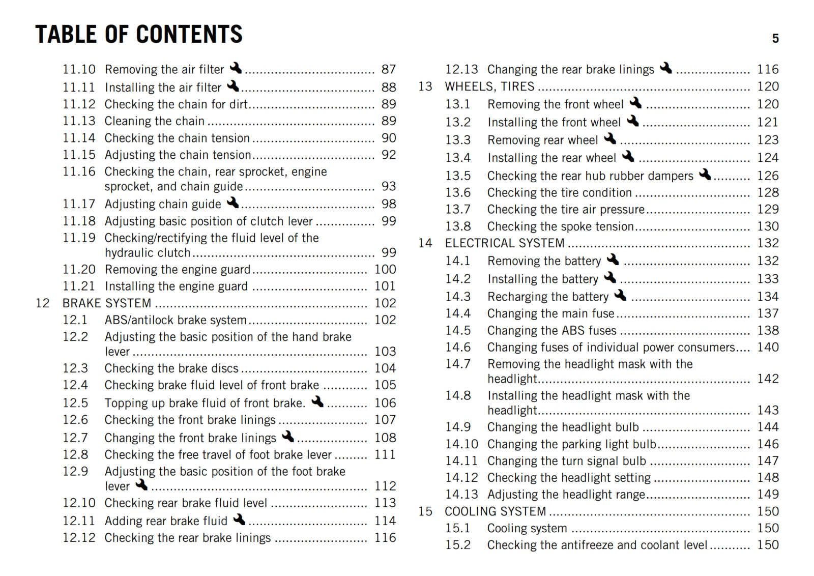 KTM 2014 - 690 ENDURO R USA - OWNERS MANUAL USER GUIDE