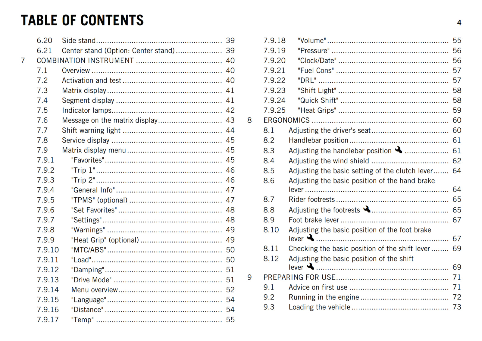 KTM 2014 - 1190 ADVENTURE - OWNERS MANUAL USER GUIDE
