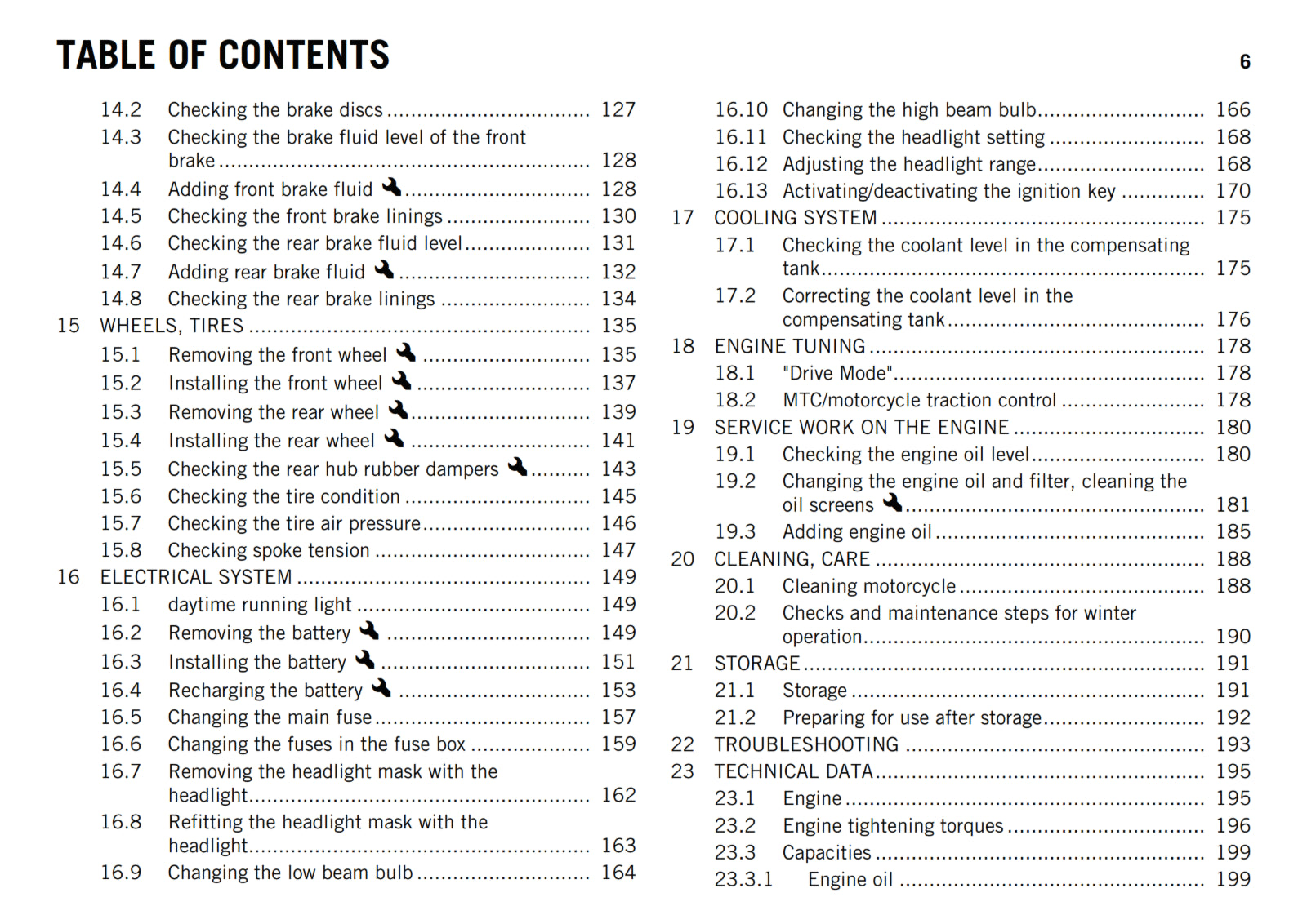 KTM 2014 - 1190 ADVENTURE - OWNERS MANUAL USER GUIDE