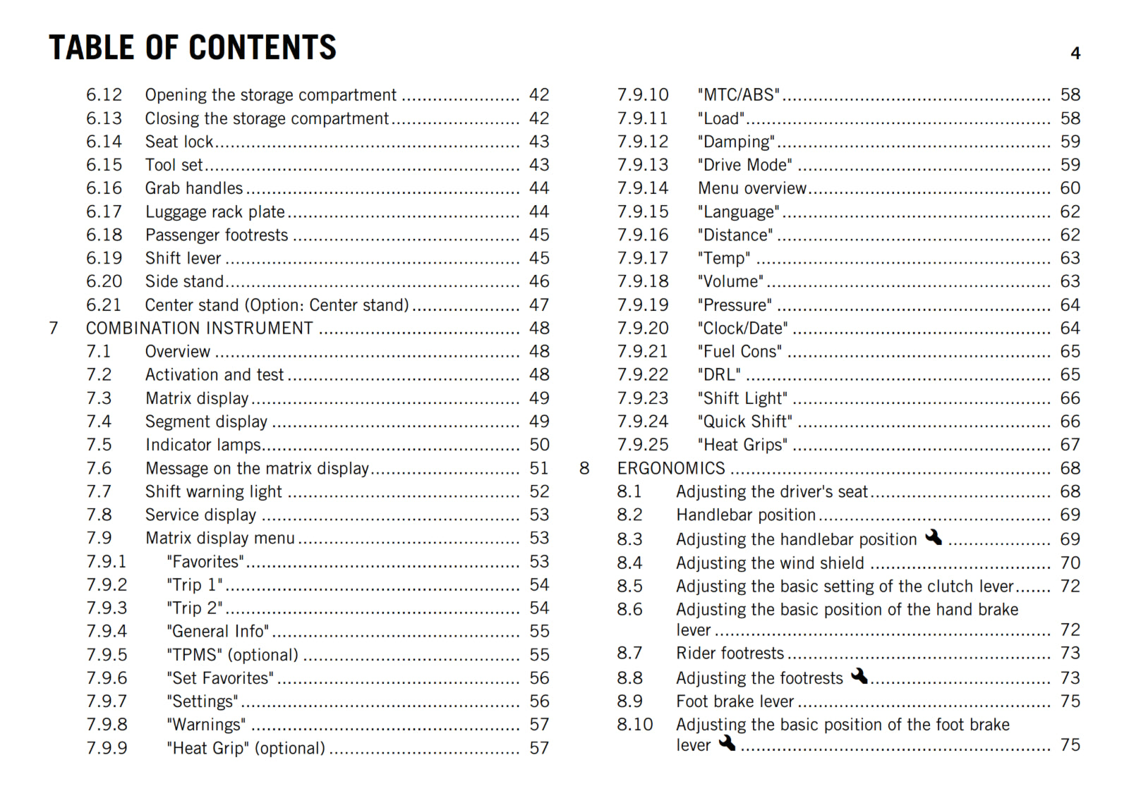 KTM 2014 - 1190 ADVENTURE USA - OWNERS MANUAL USER GUIDE