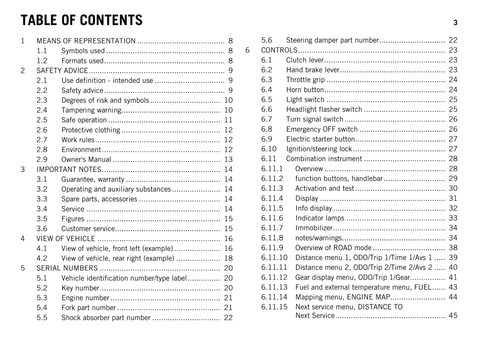 KTM 2014 - 1190 RC8 R - OWNERS MANUAL USER GUIDE