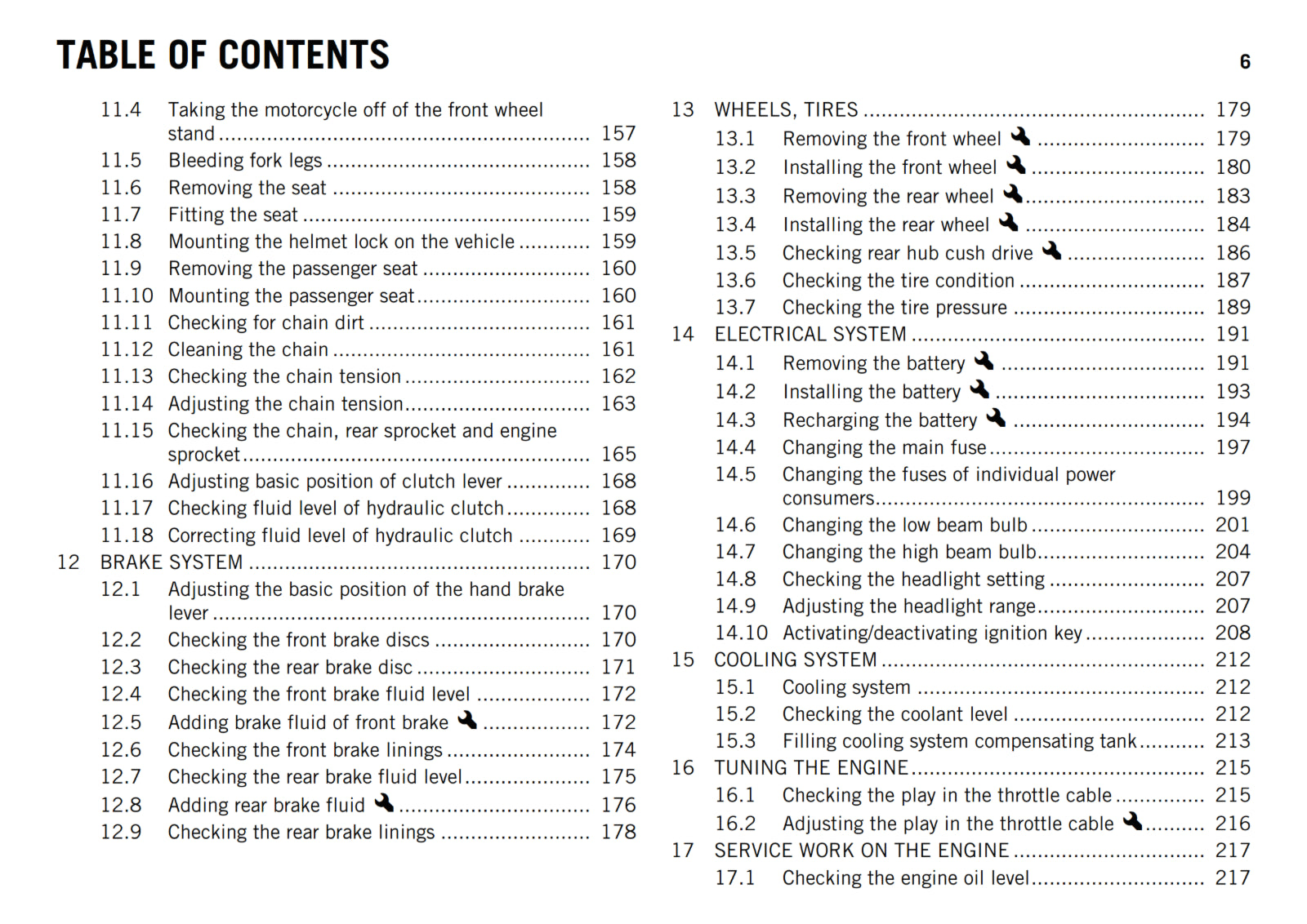 KTM 2014 - 1190 RC8 R - OWNERS MANUAL USER GUIDE