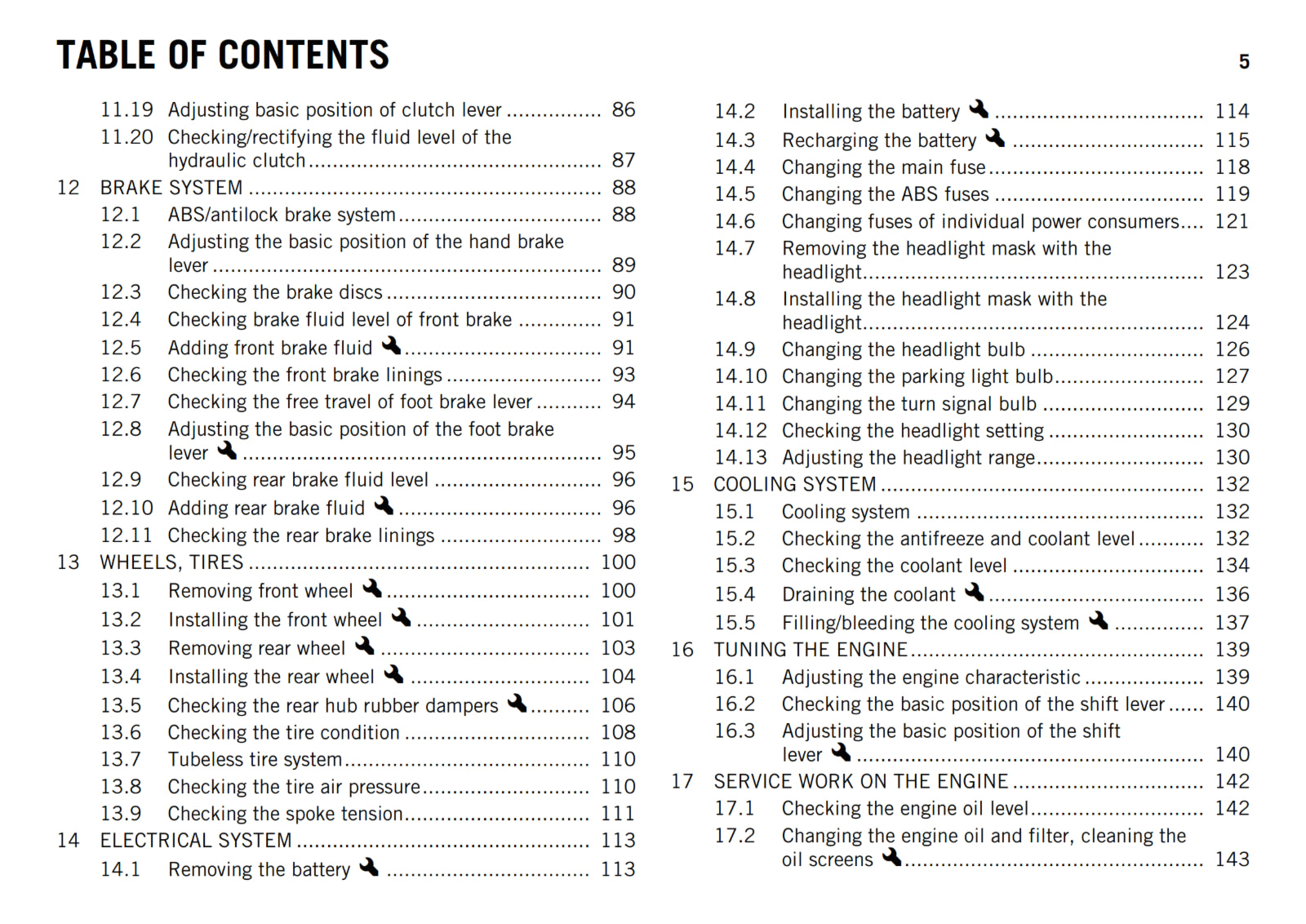 KTM 2014 - 690 SMC R - OWNERS MANUAL USER GUIDE