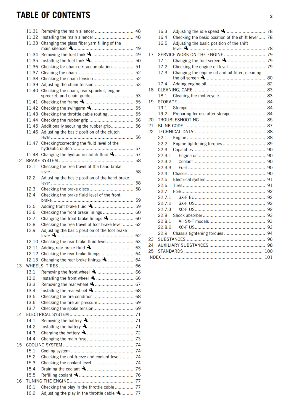 KTM 2015 - 350 SX-F XC-F - OWNERS MANUAL USER GUIDE