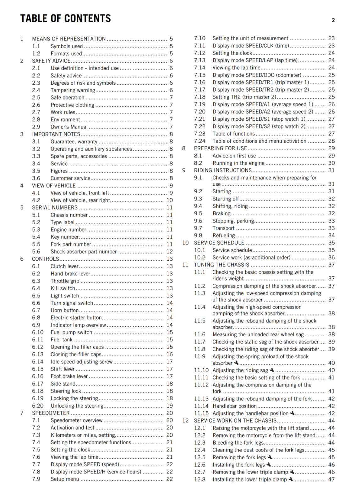 KTM 2015 - 450 RALLY FACTORY REPLICA - OWNERS MANUAL USER GUIDE