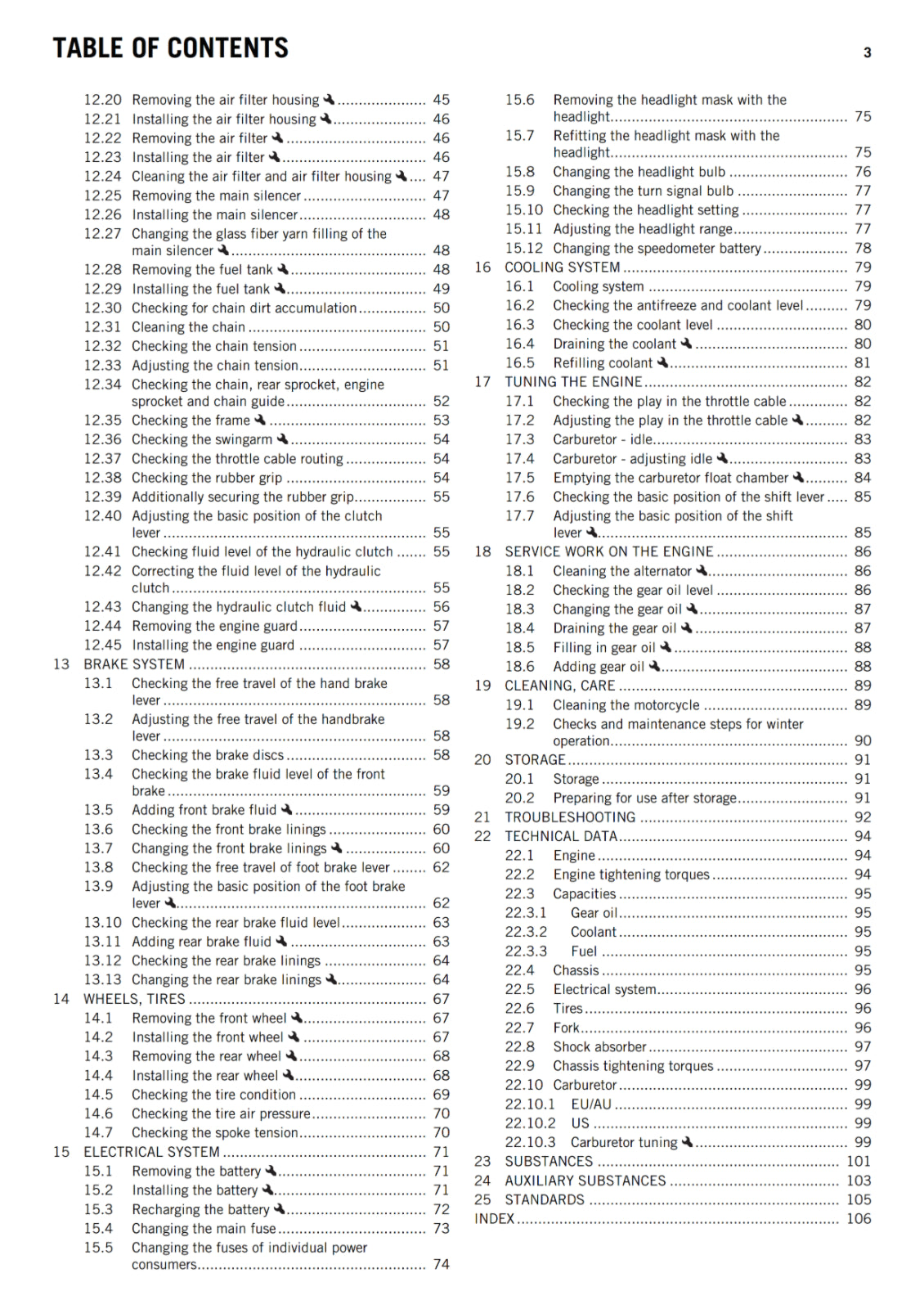 KTM 2015 - FREERIDE 250 R - OWNERS MANUAL USER GUIDE