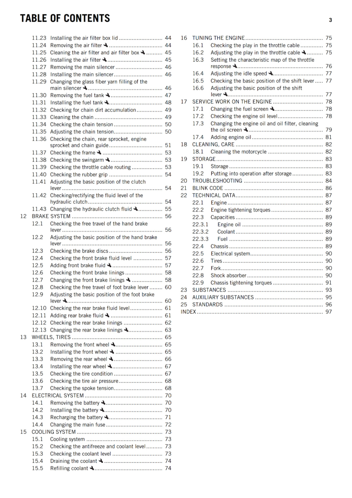 KTM 2015 - 250 SX-F FACTORY EDITION USA - OWNERS MANUAL USER GUIDE