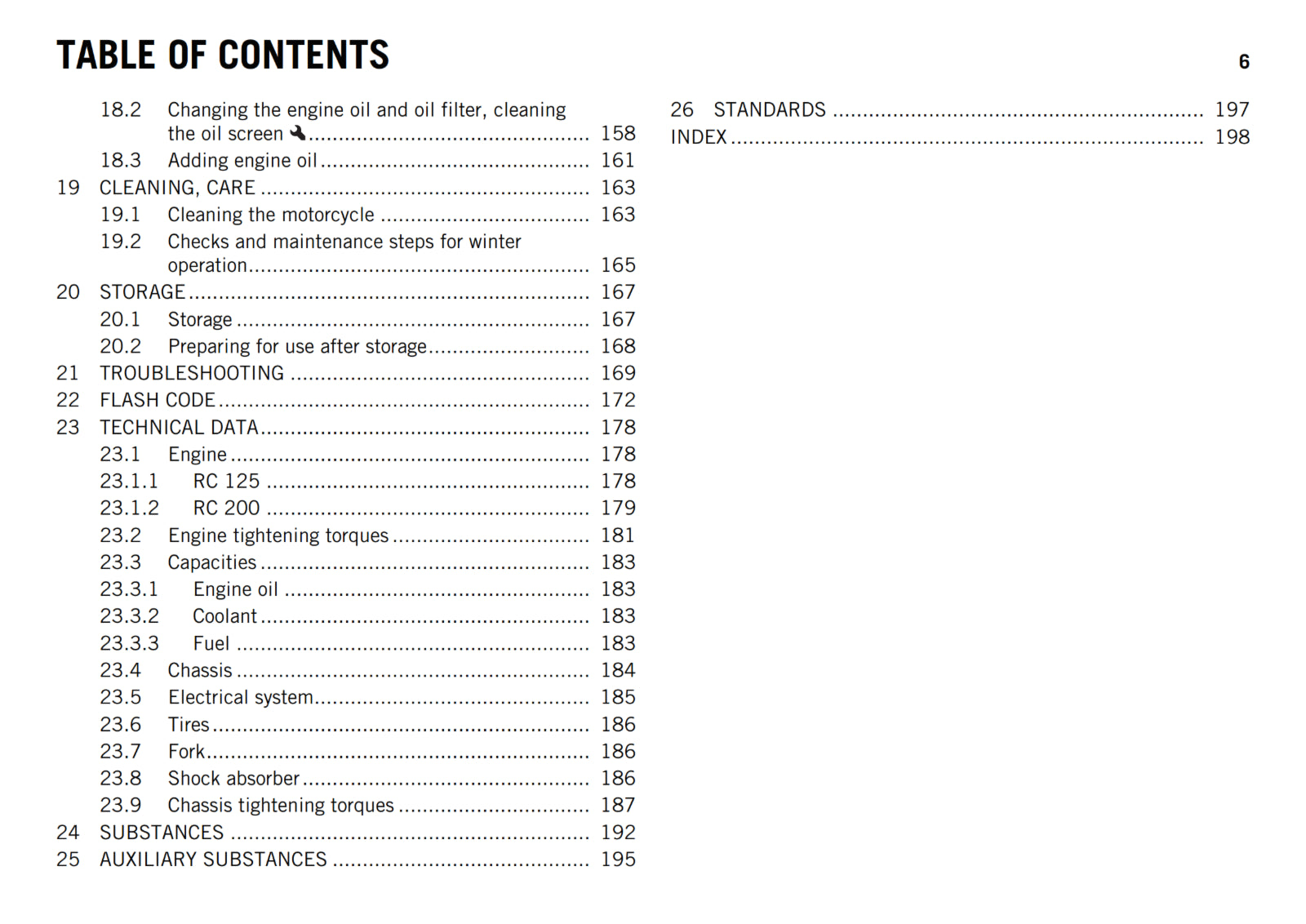 KTM 2015 - RC 125 200 - OWNERS MANUAL USER GUIDE